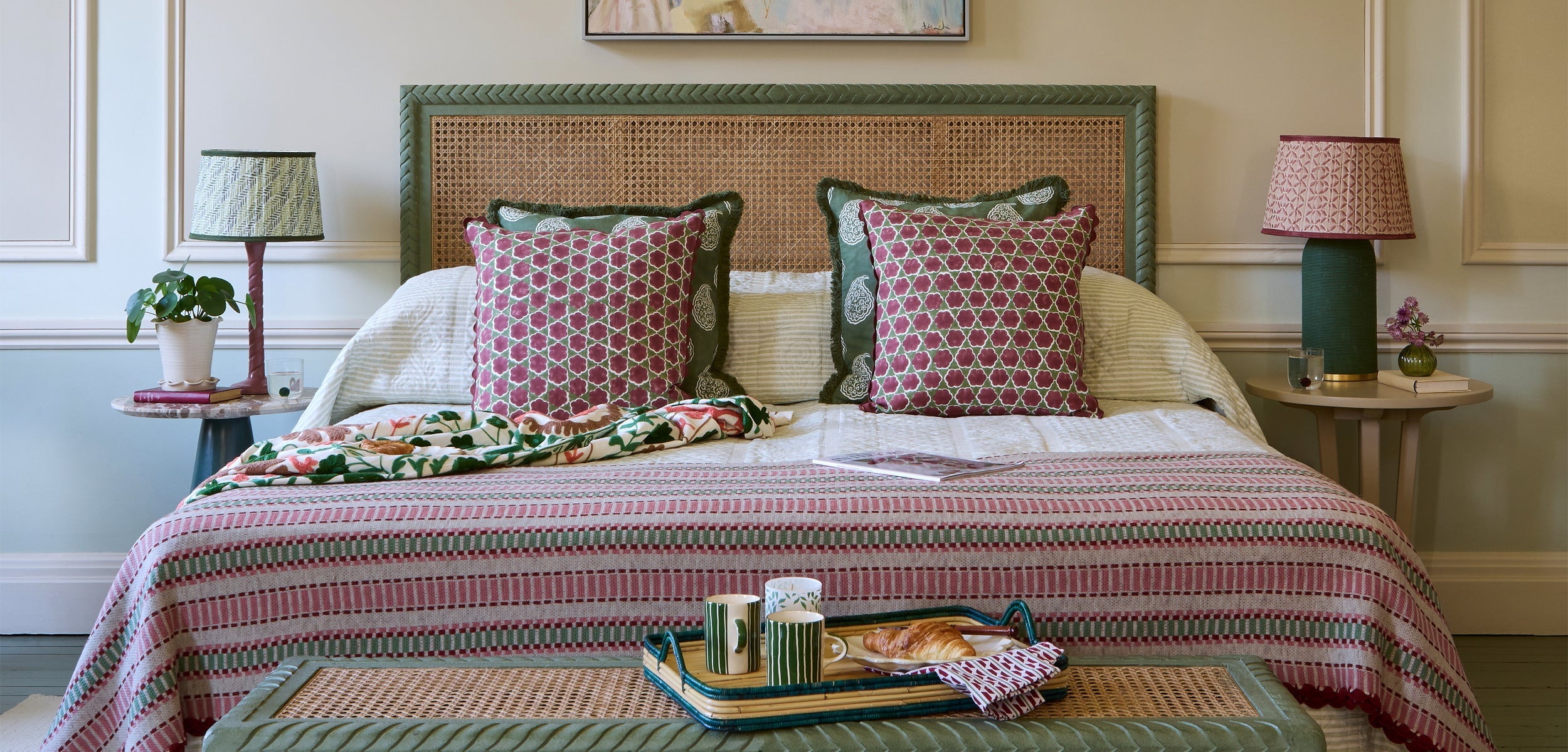 Biride Fortescue Spring Summer Pavilion bedroom