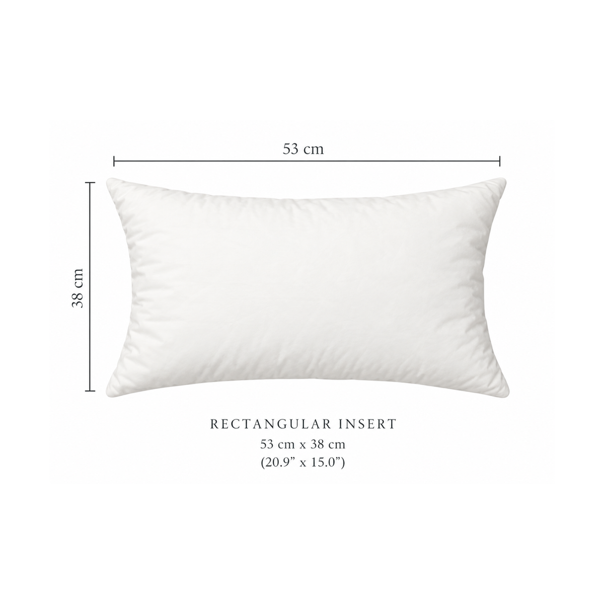 Feather Cushion Inner - 53x38cm