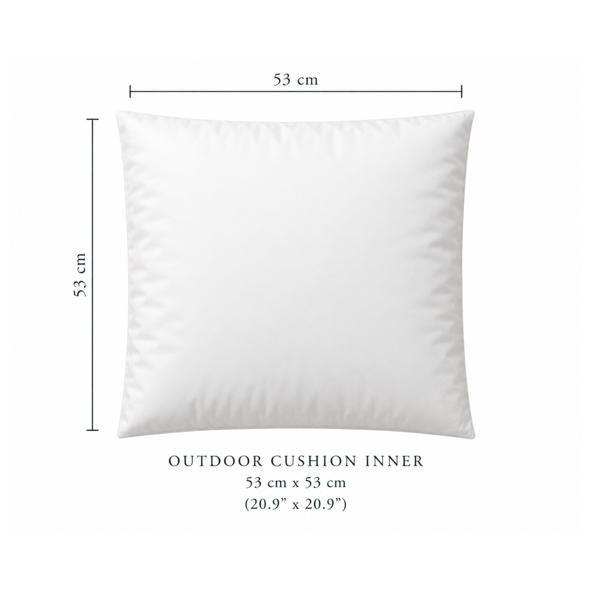 Outdoor Cushion Inner - 53x53cm