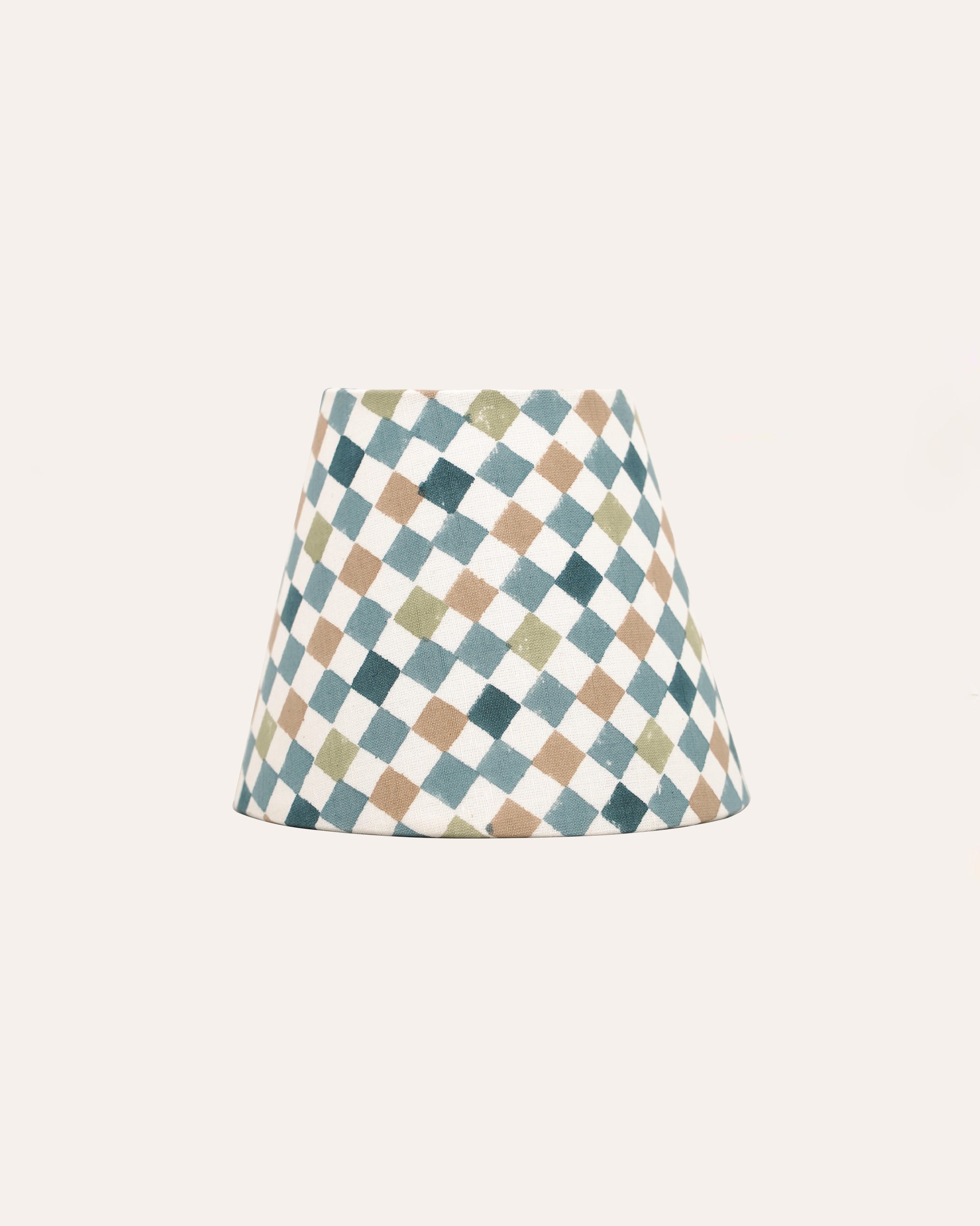 Blue plaid online lamp shade