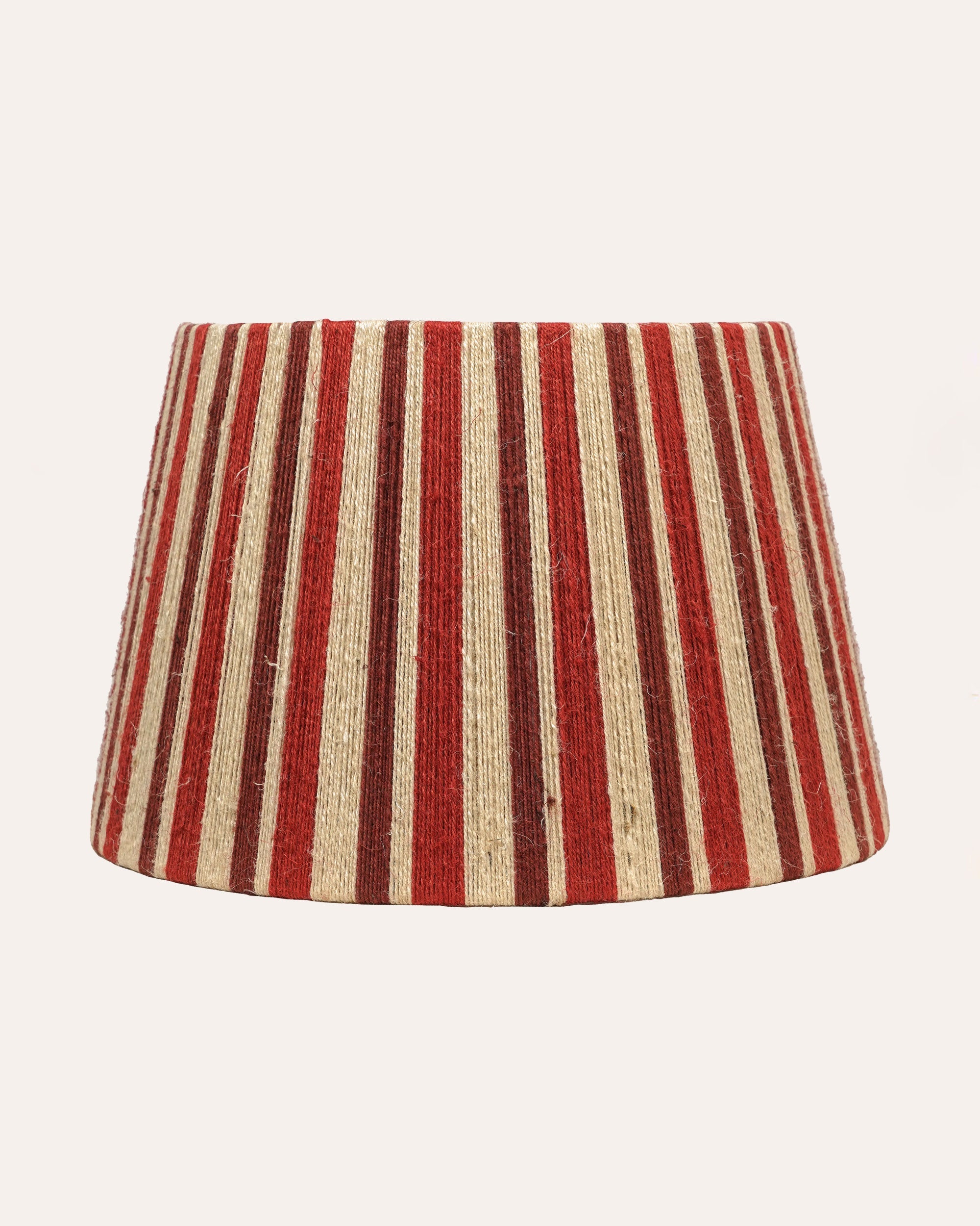 The Stripey String Lampshade - The Red