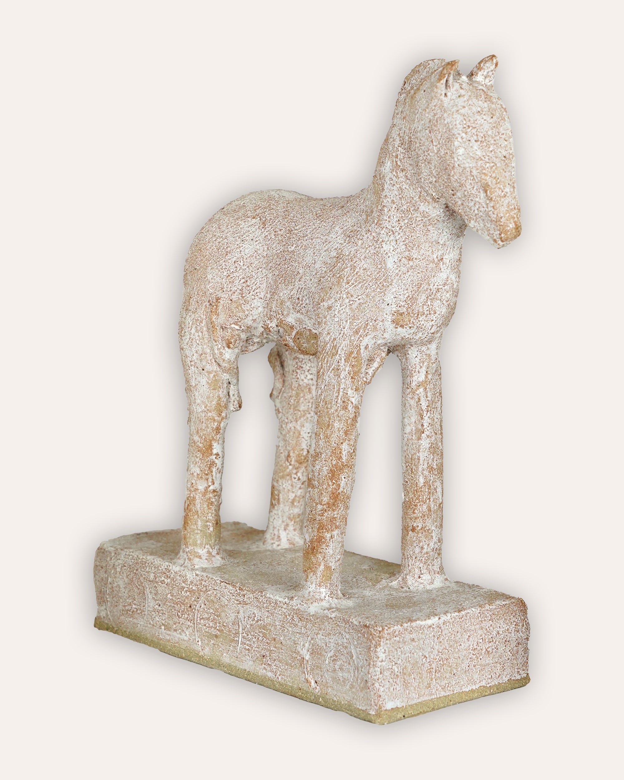 Decorative horse sculpture on a white background - 2