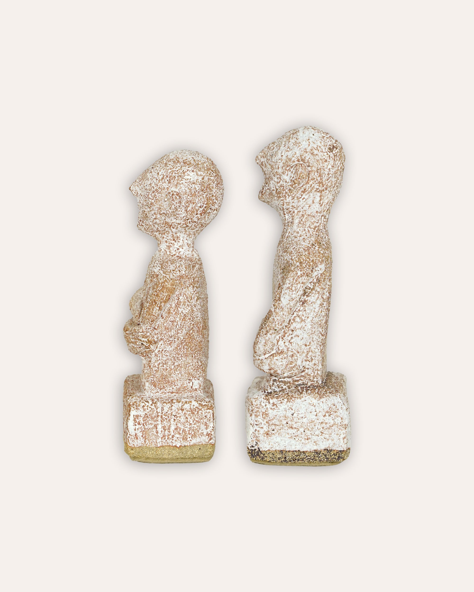 Rosemary Worsley - Small figure with bird & Cycladic figure