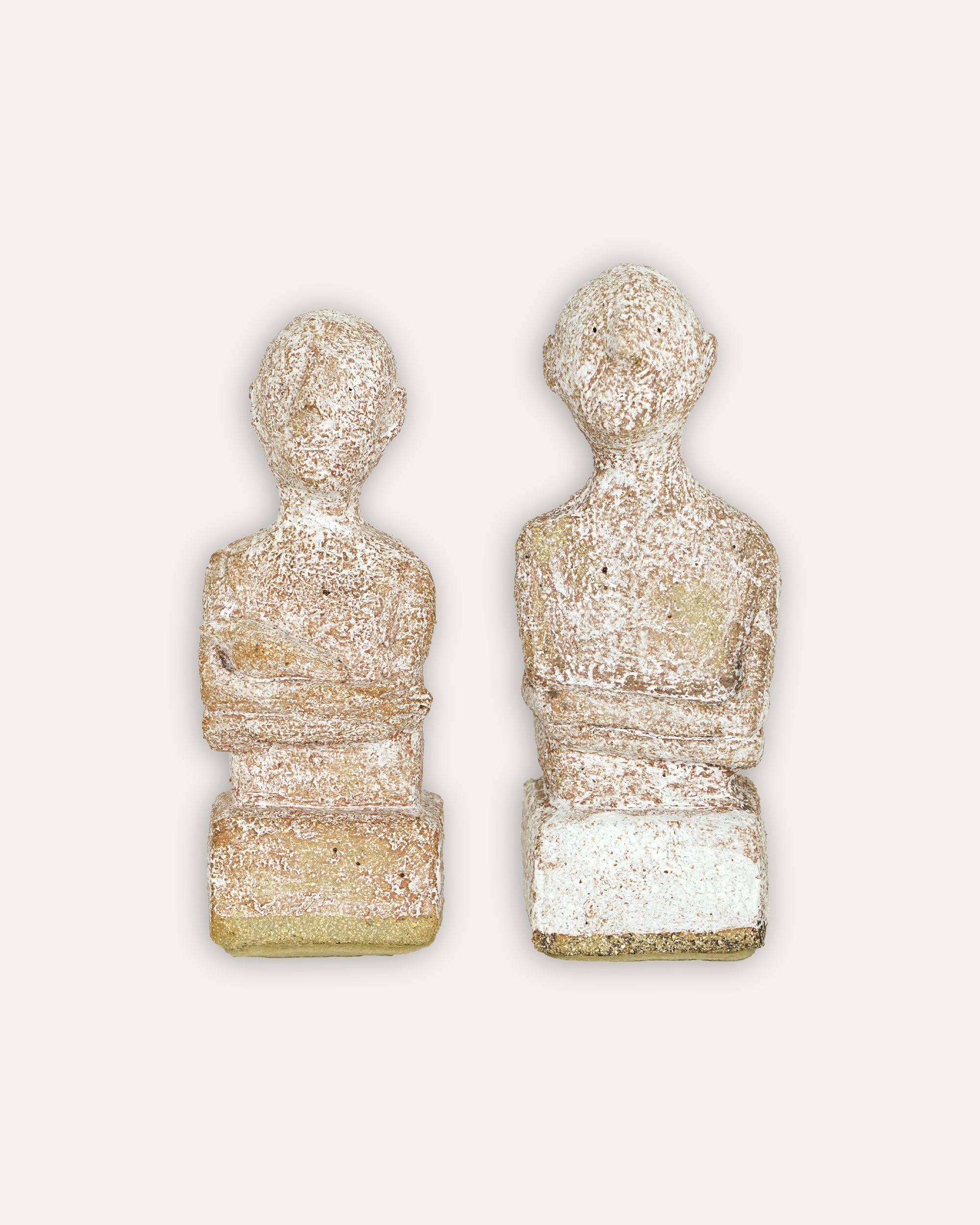 Rosemary Worsley - Small figure with bird & Cycladic figure