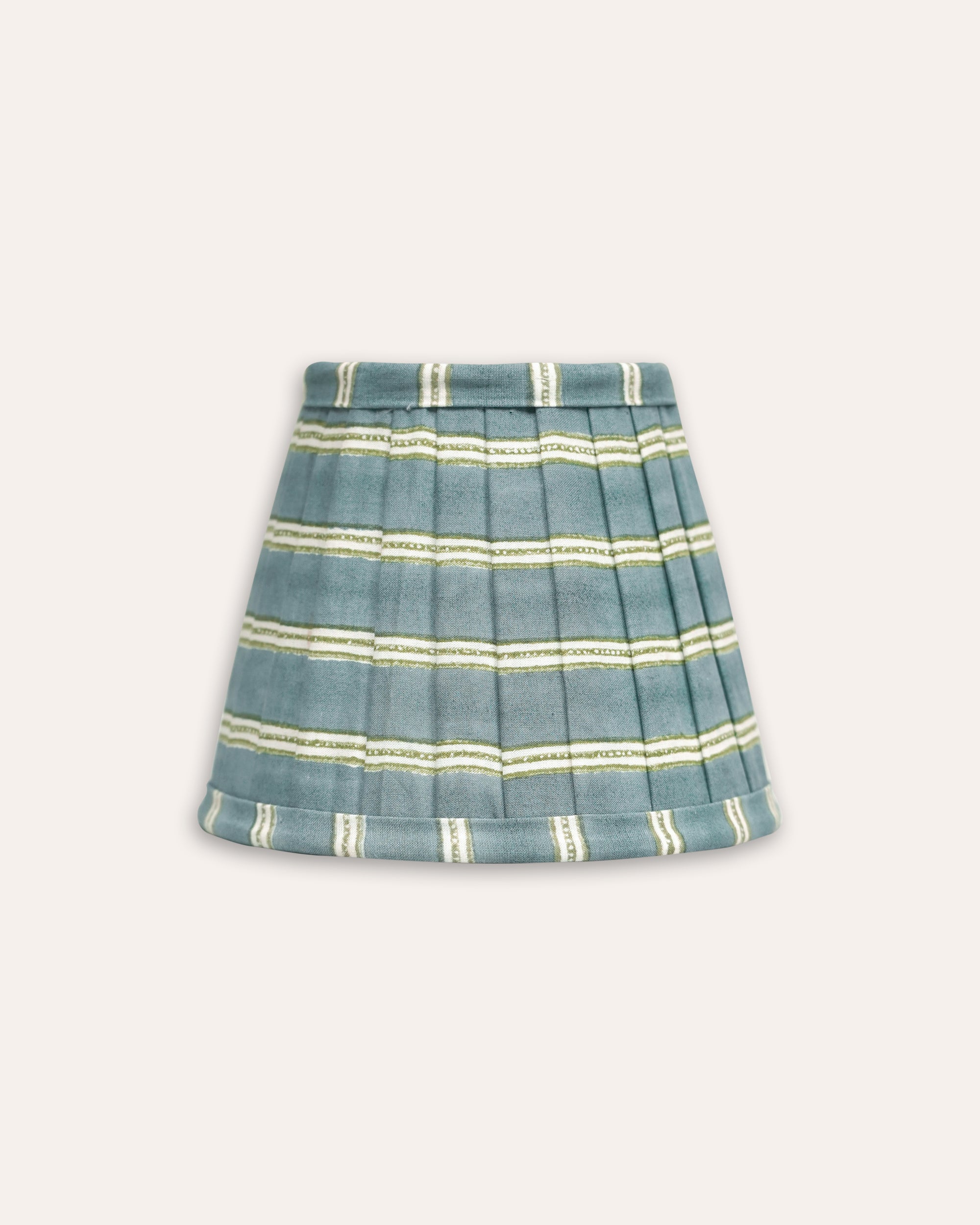 18cm Edo Candle Lampshade - Blue & Green