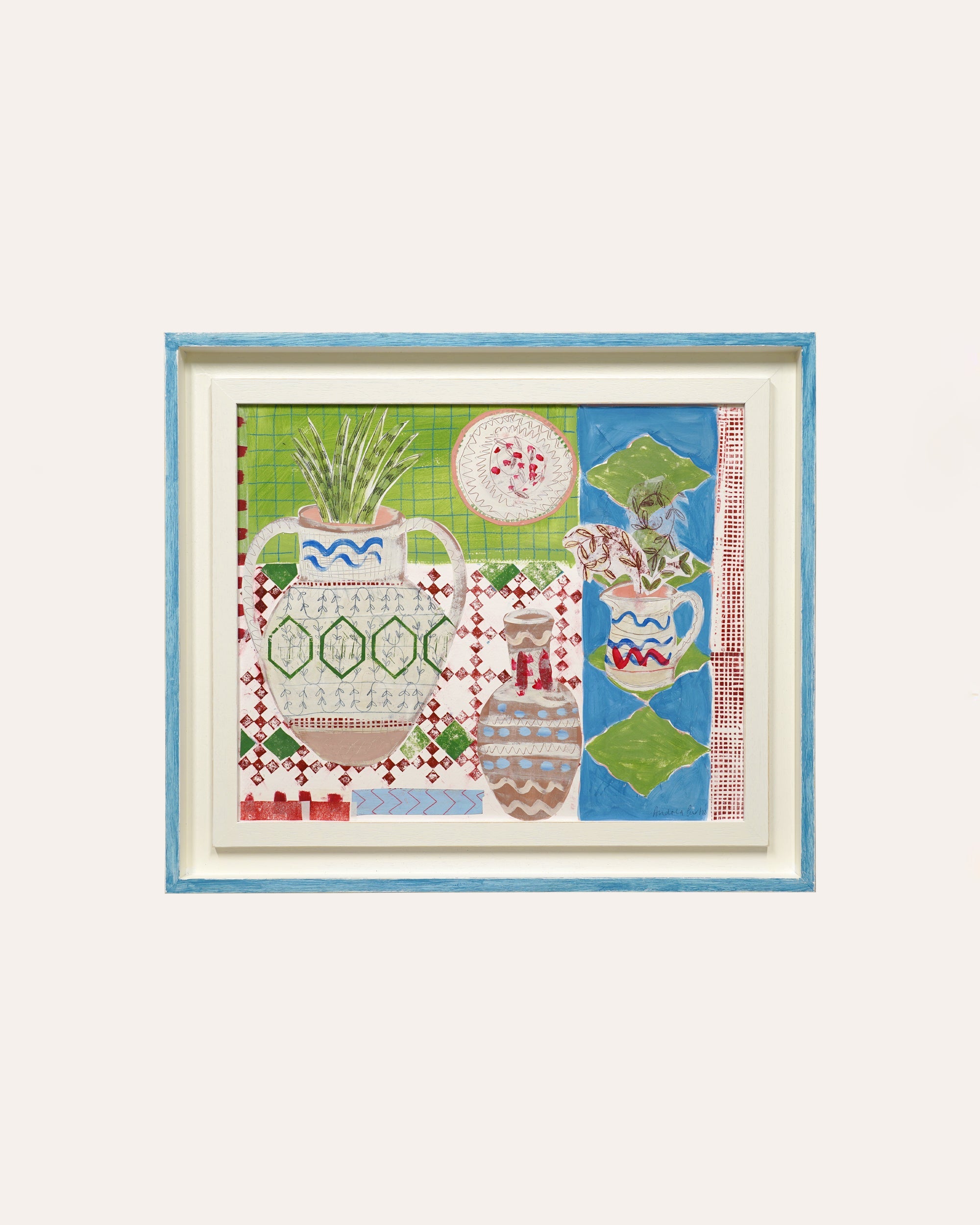 Andrea Curtis - Red and Blue Still Life