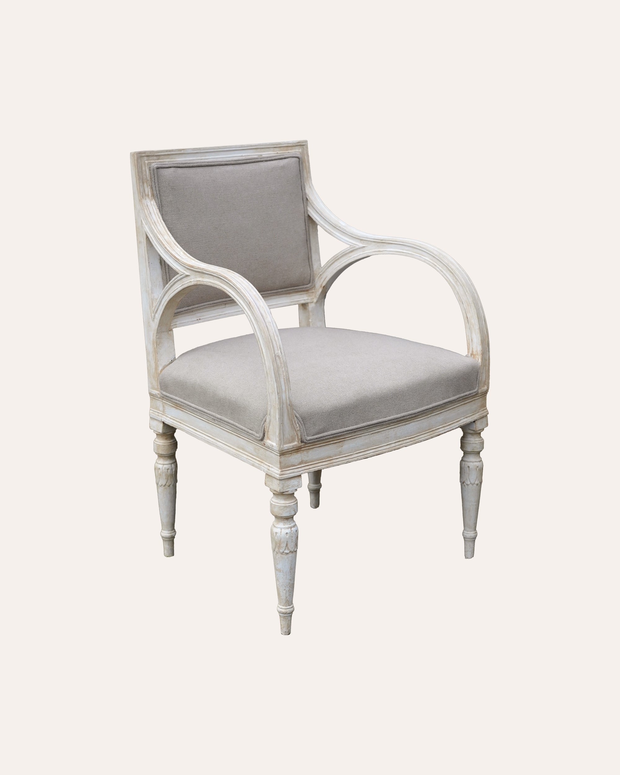 Pair of Continental Painted Fauteuils, c1920