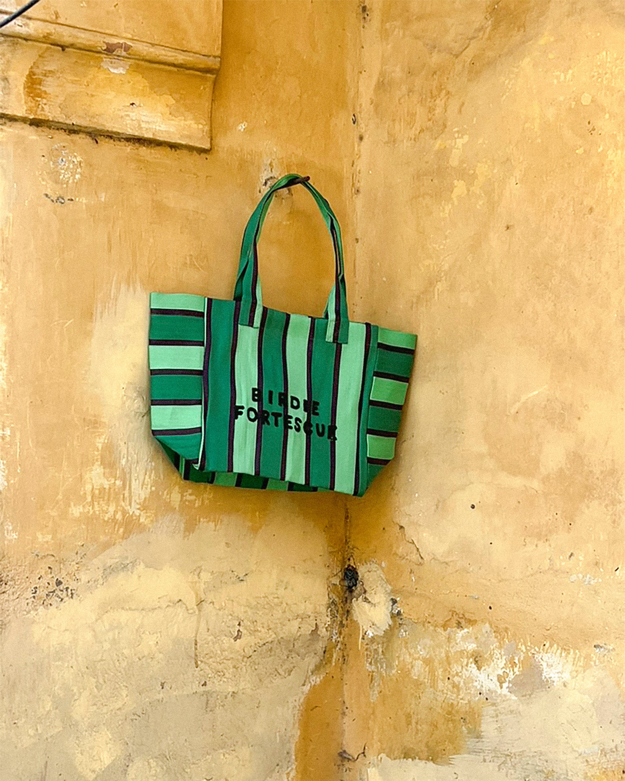 Birdie Fortescue Striped Tote Bag