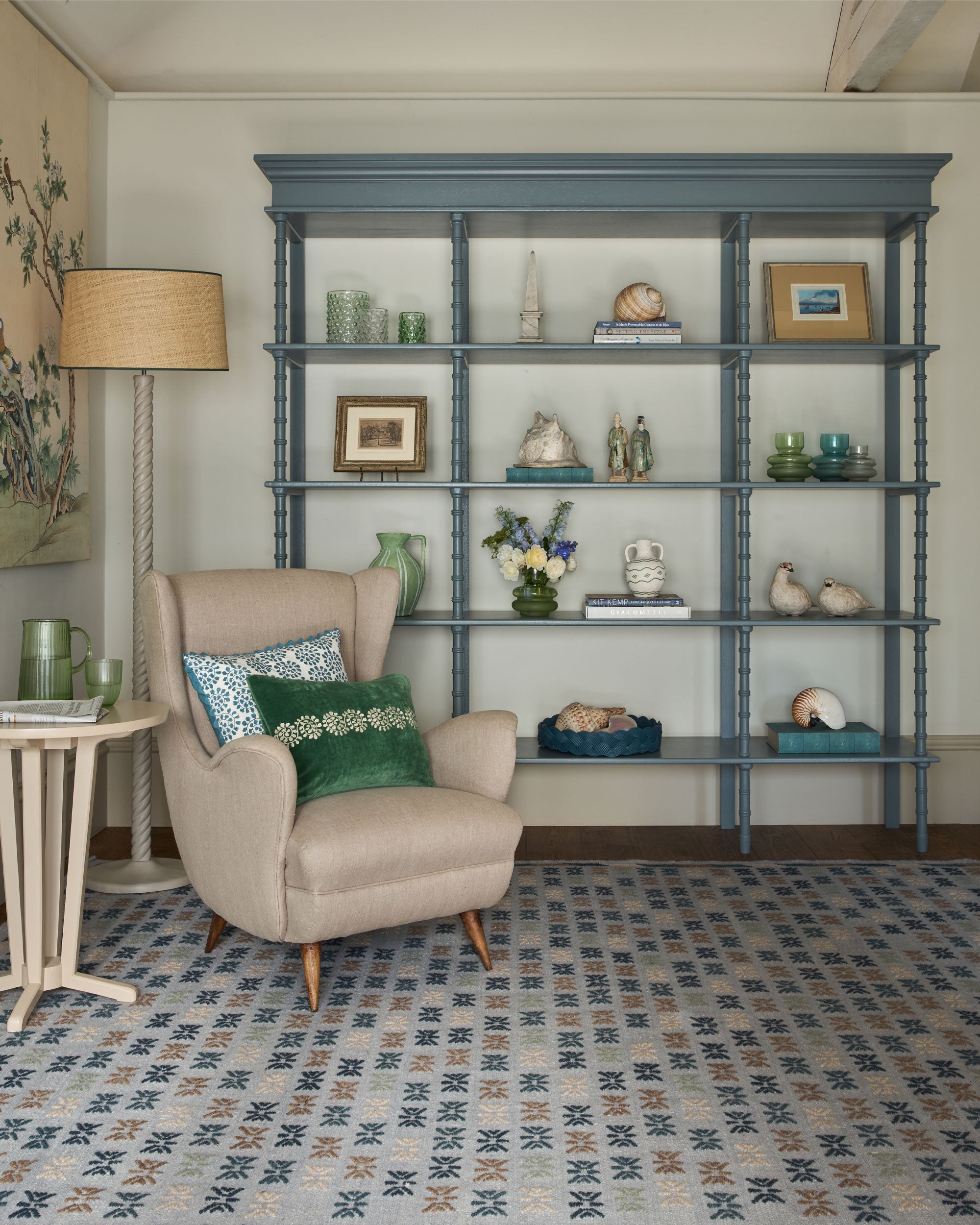 Painted Bookshelf - Blue