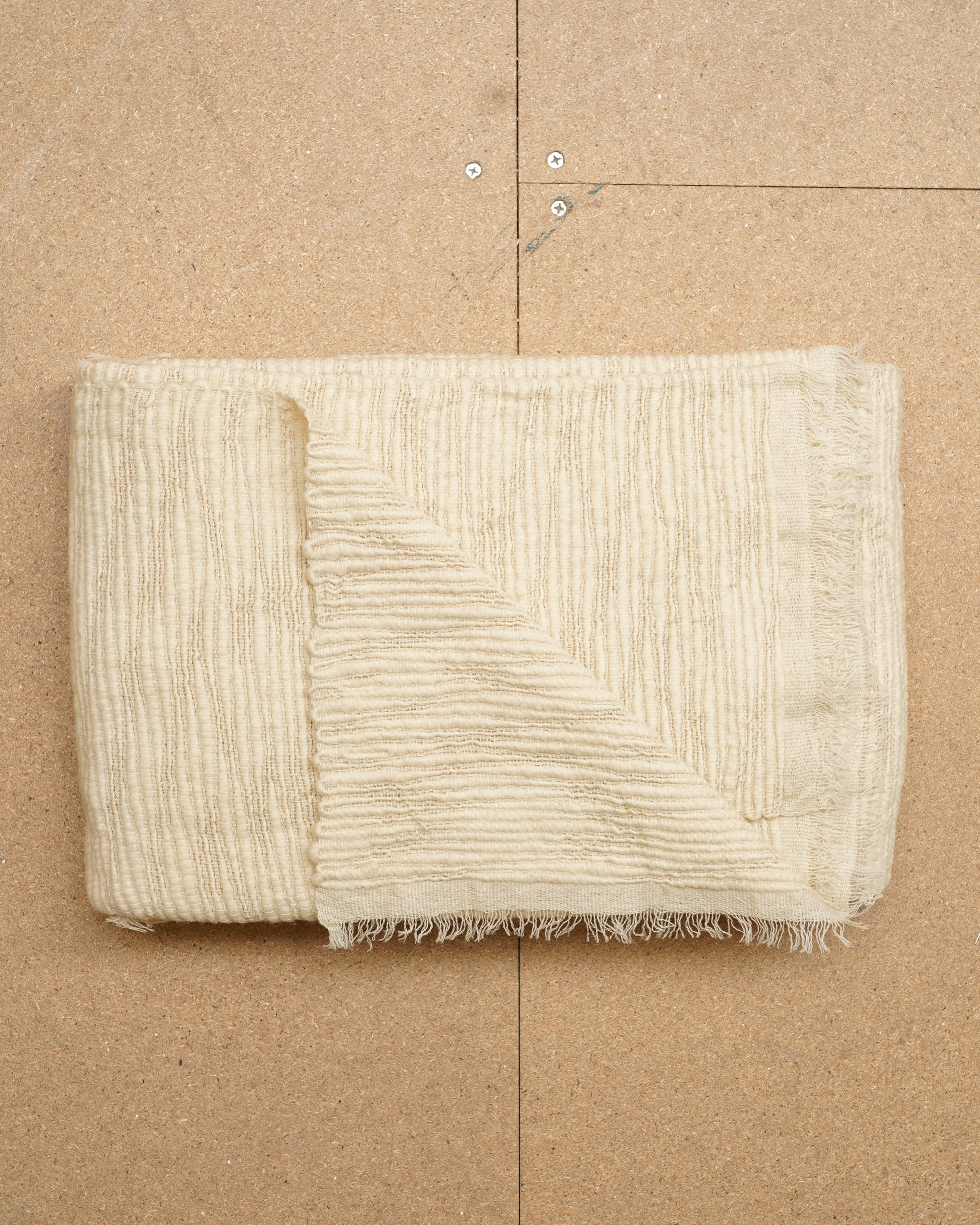 Ori Wool Throw - Cream