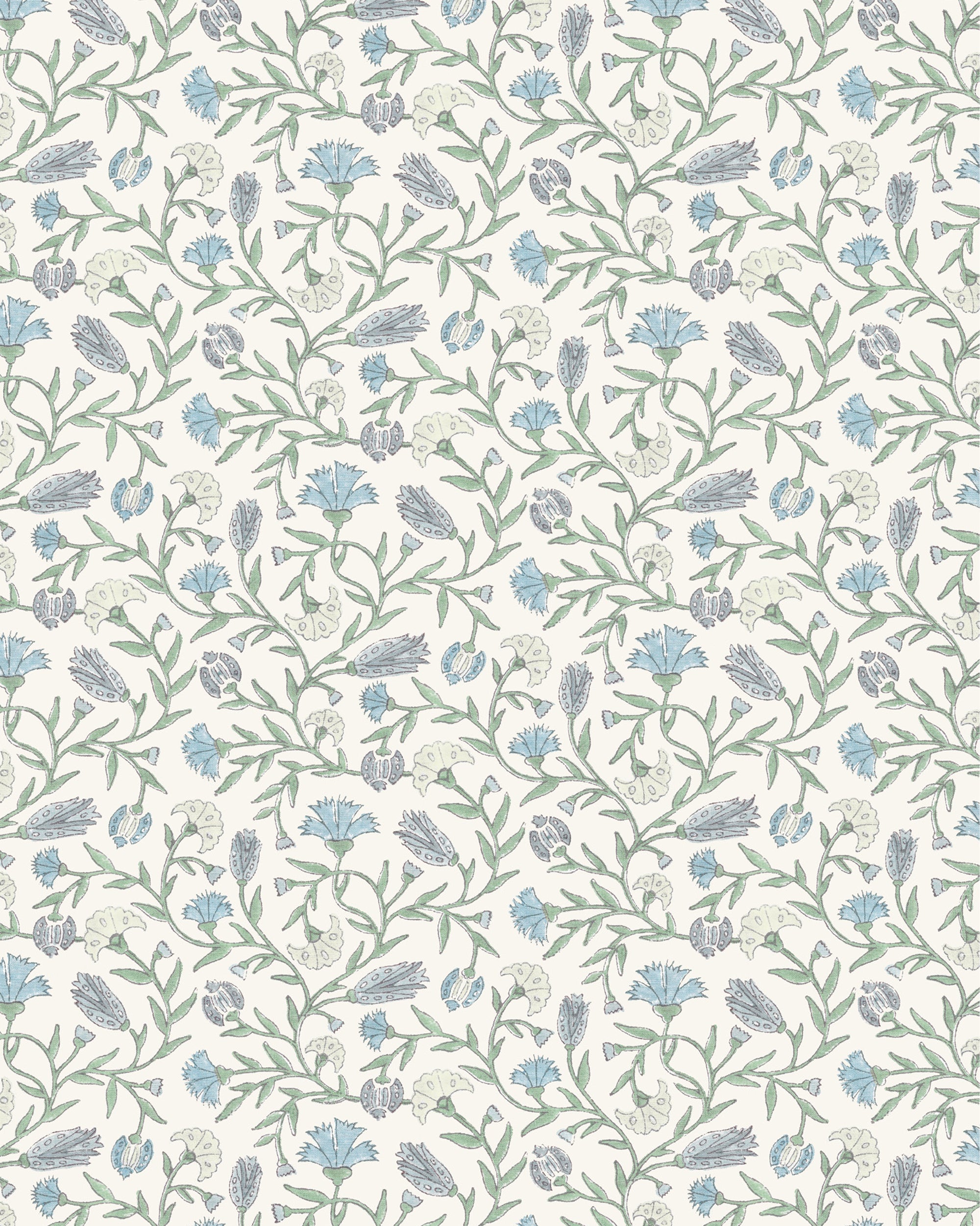 Andalusia Wallpaper - Blue and Green