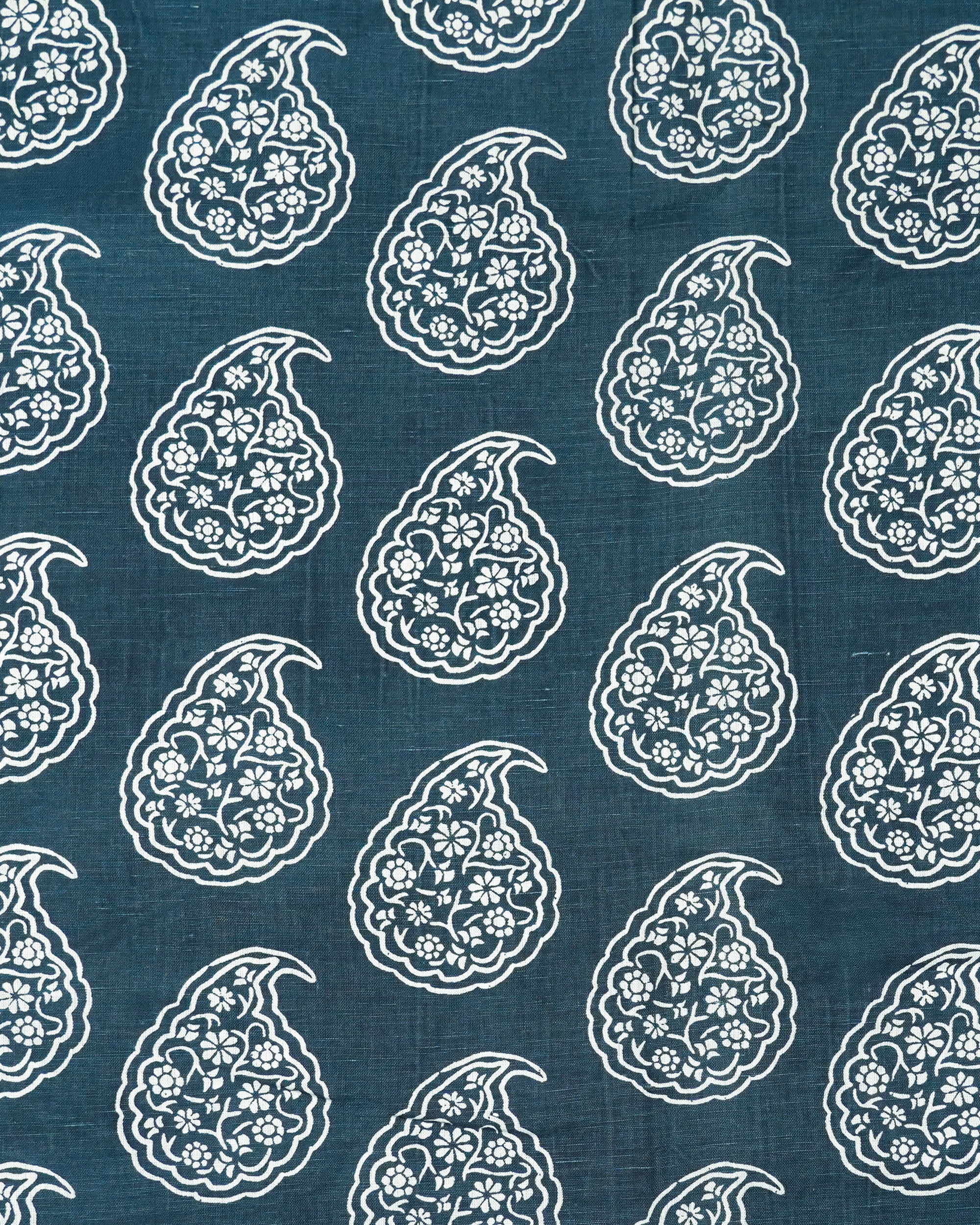 Paisley Tablecloth - Blue