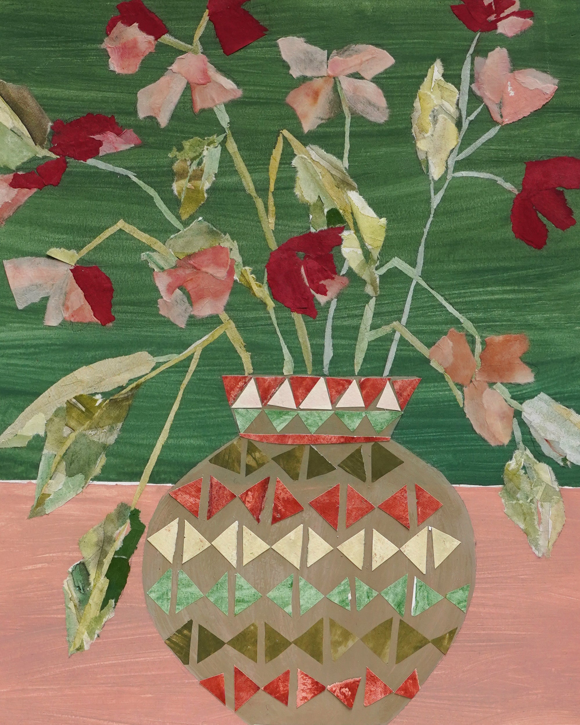 Diana Forbes - Tulips in Geometric Vase I