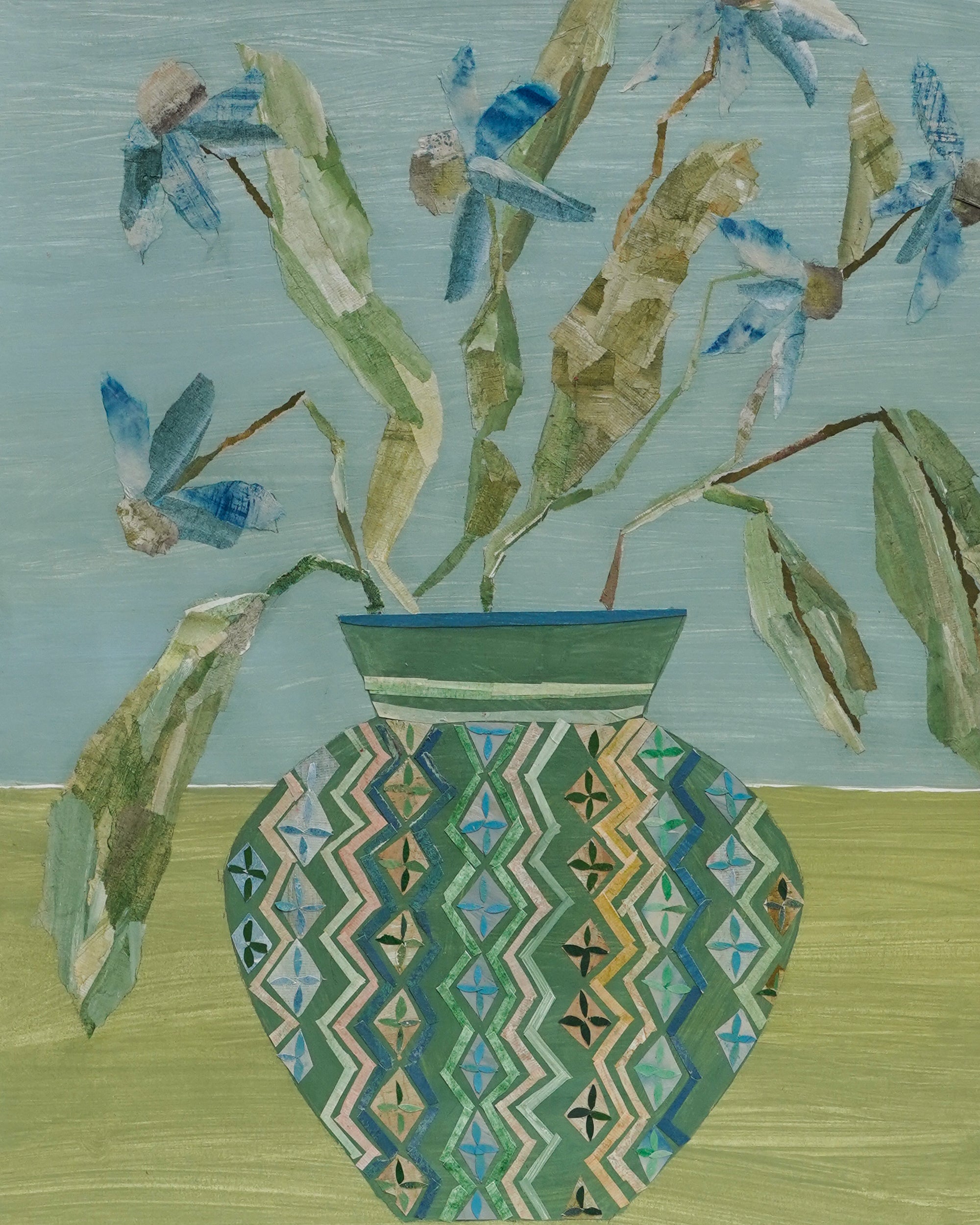 Diana Forbes - Echinaceas in Geometric Vase II