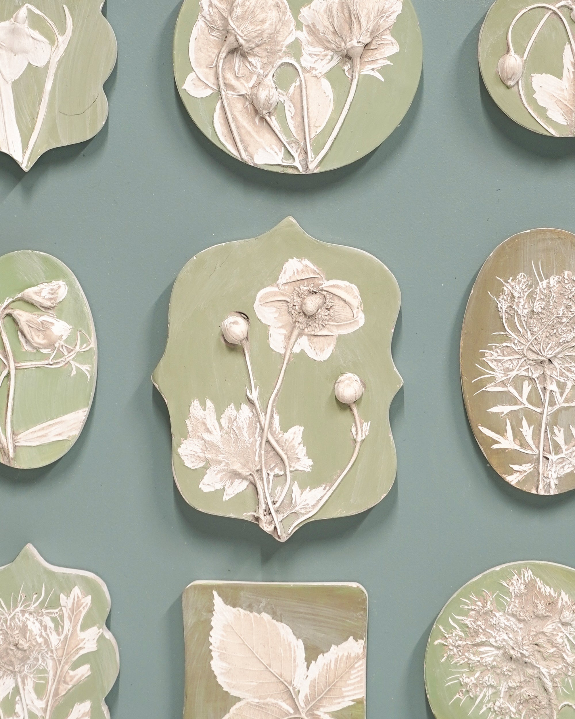 Imprint Casts - Framed Miniature Botanical Intaglio Collection II