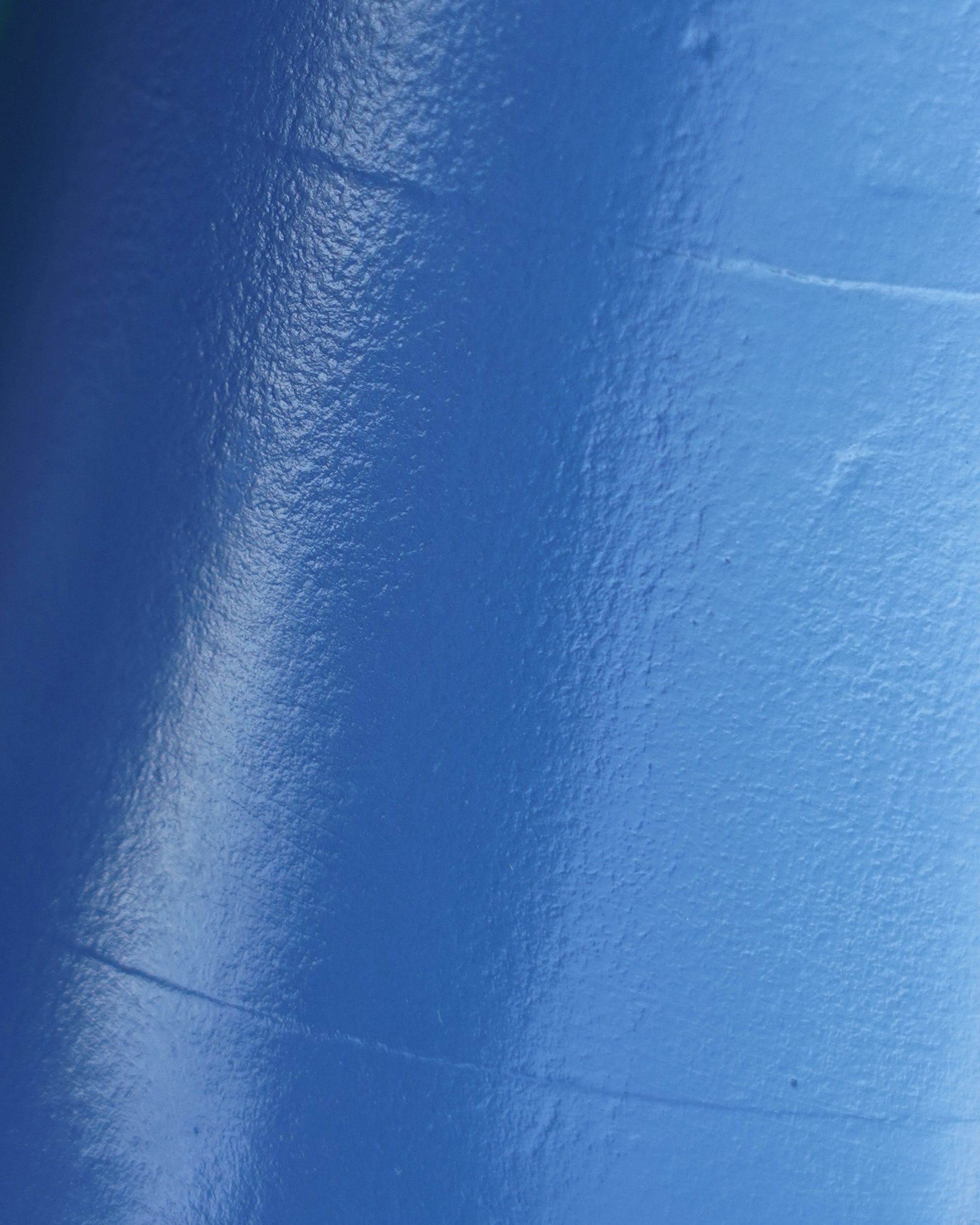 Gloss Painted Cone Lamp - Blue (Seconds)