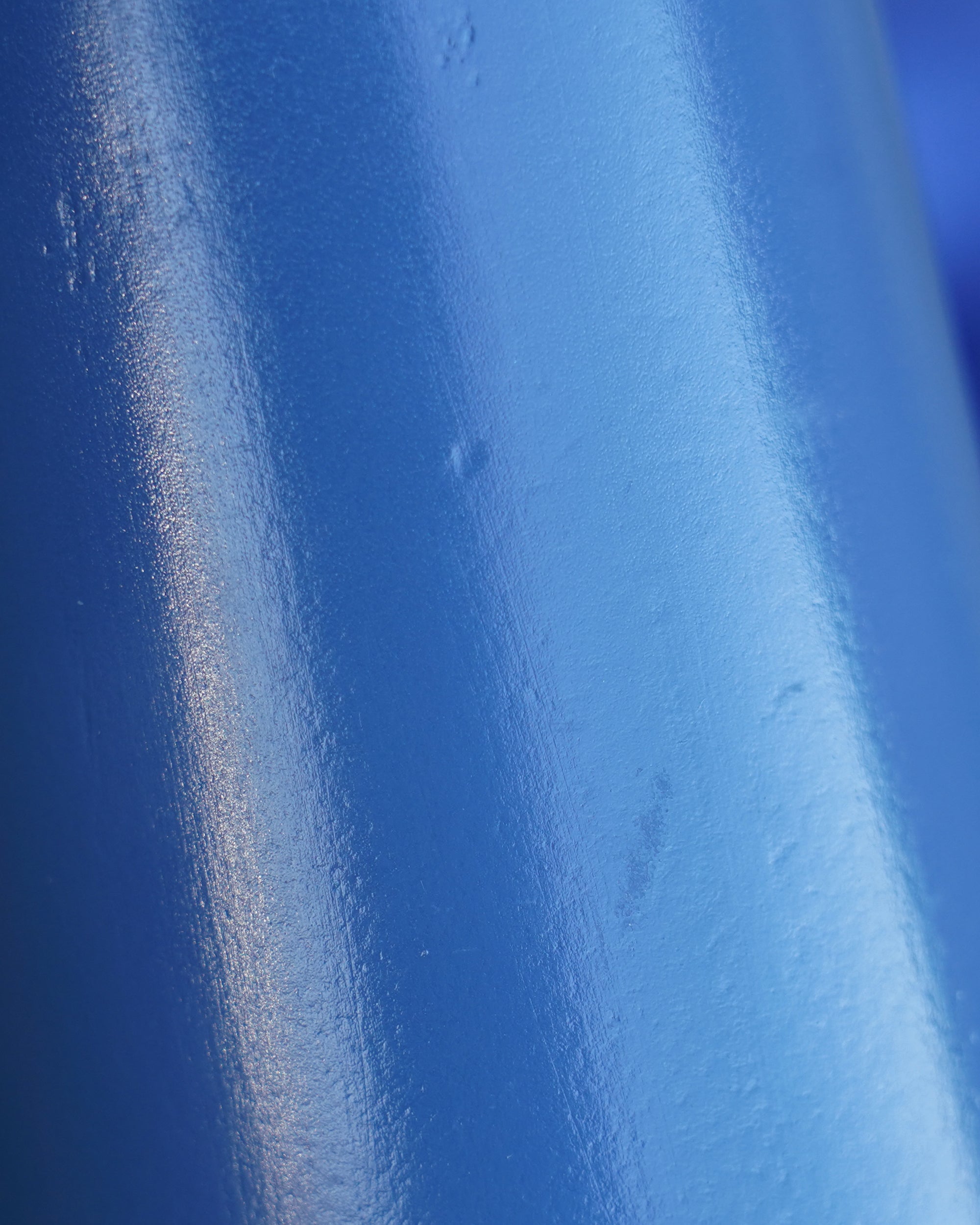 Gloss Painted Cone Lamp - Blue (Seconds)