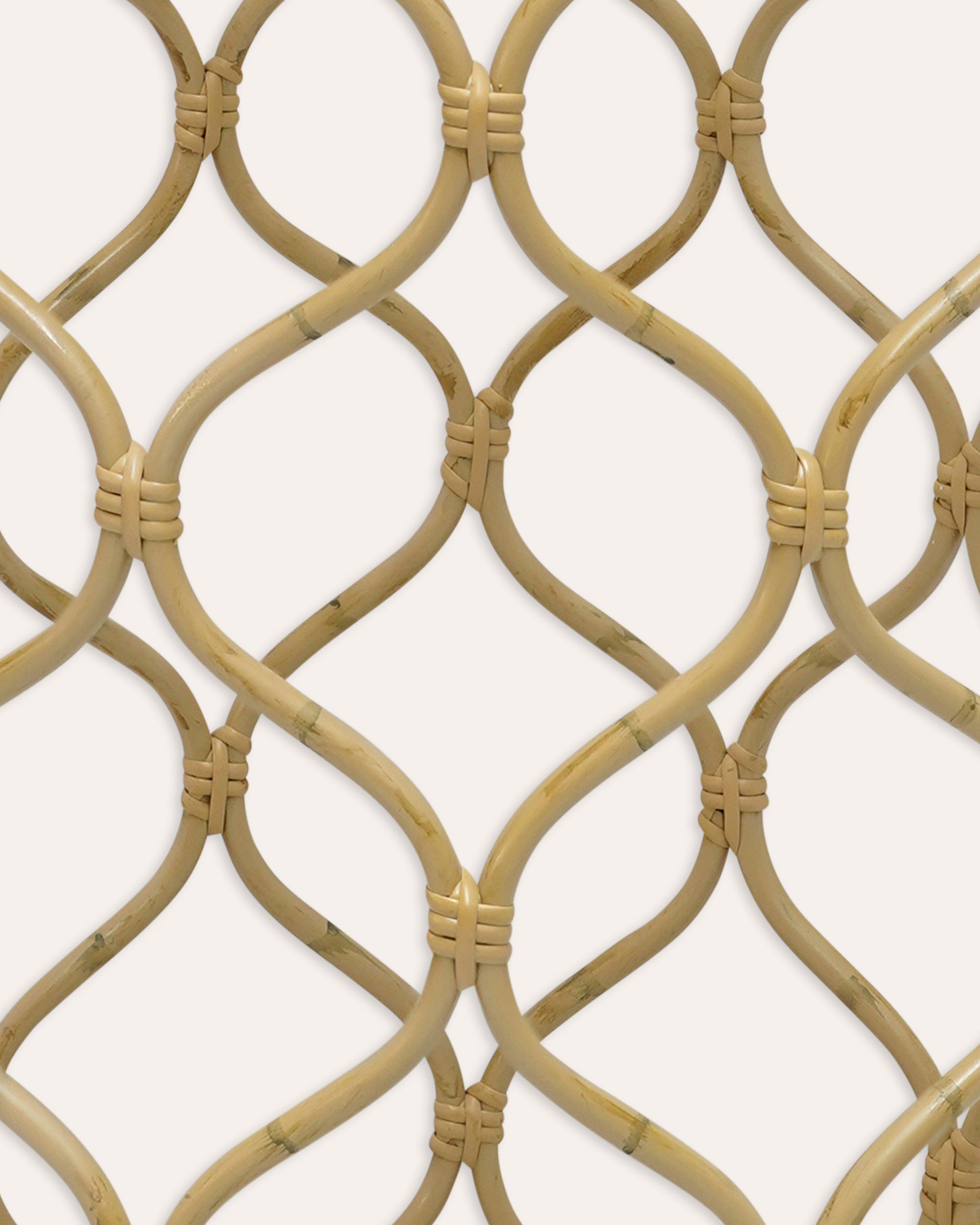 Close up detail image of the natural Curato side table