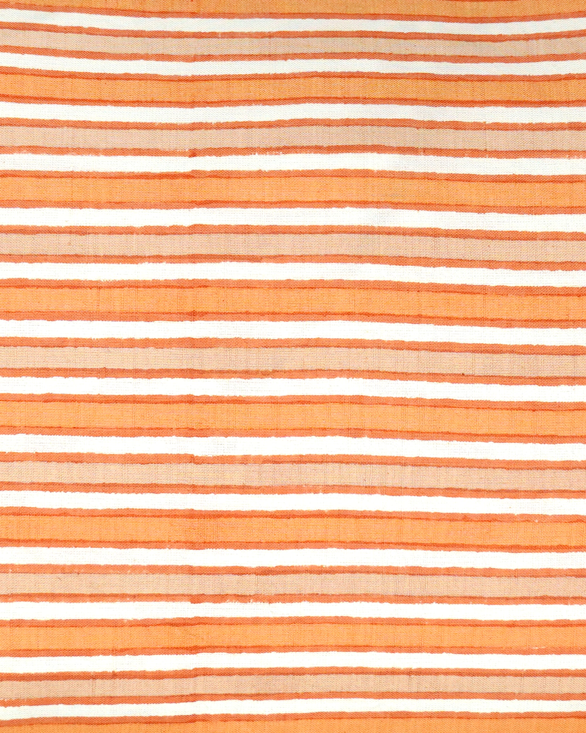 Sunset Stripe Cushion - Mandarin & Pink