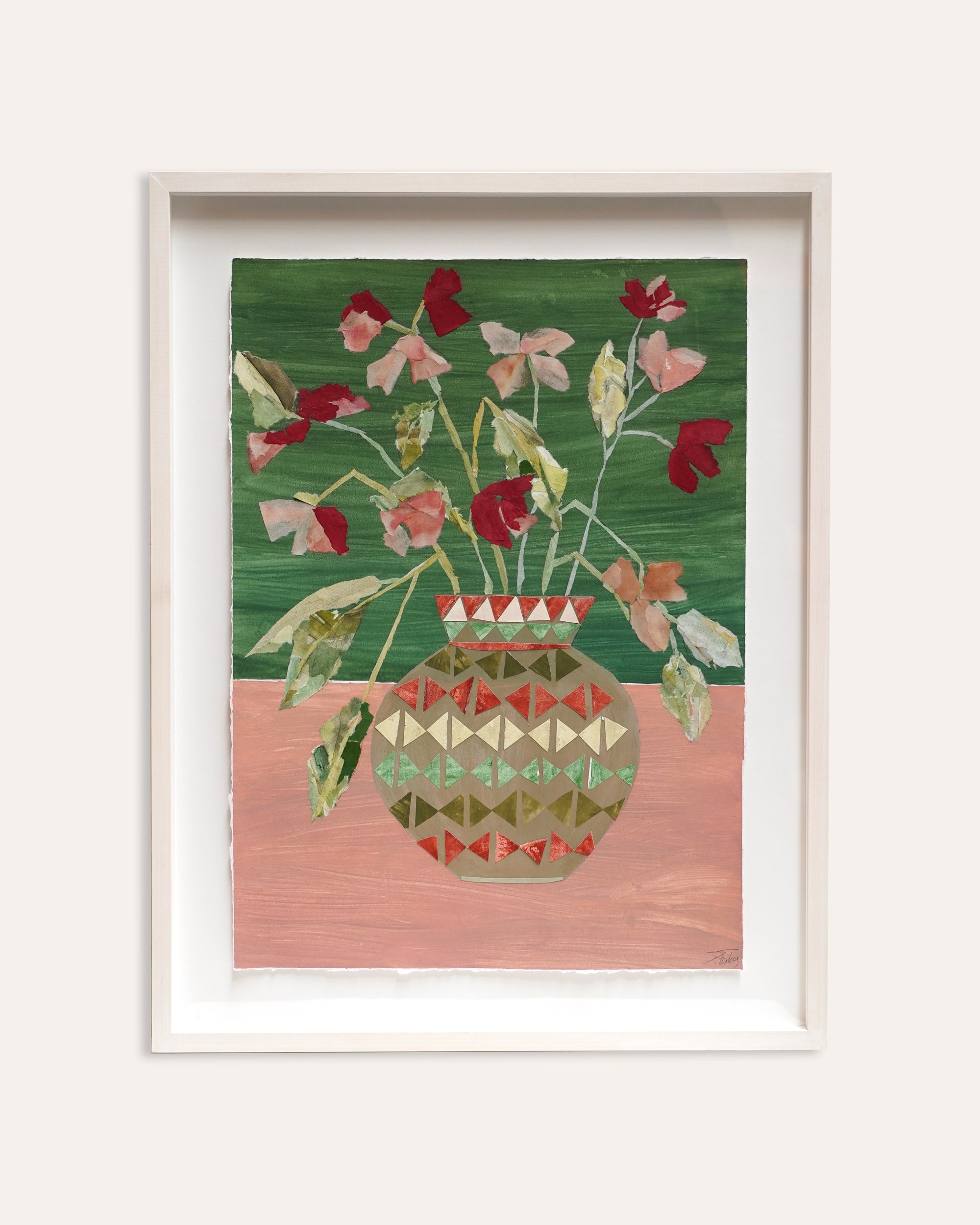 Diana Forbes - Tulips in Geometric Vase I