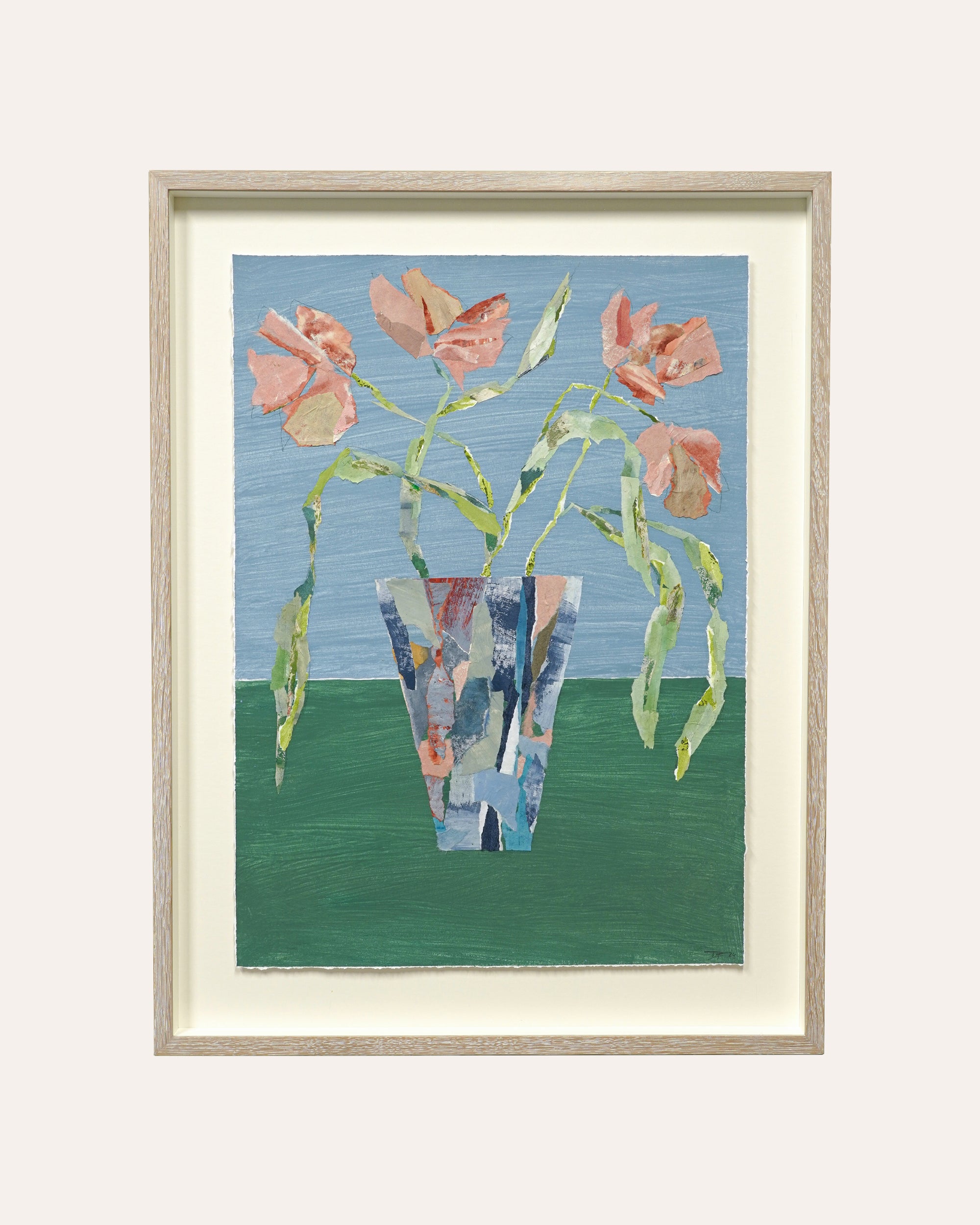 Diana Forbes - Tulips in Striped Vase IV