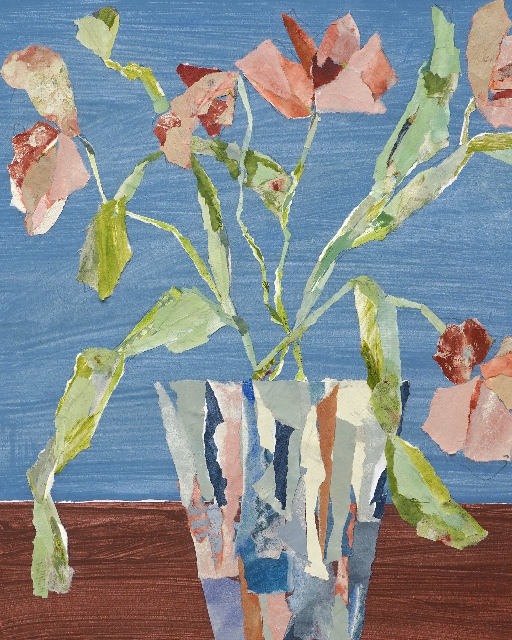 Diana Forbes - Tulips in Striped Vase II