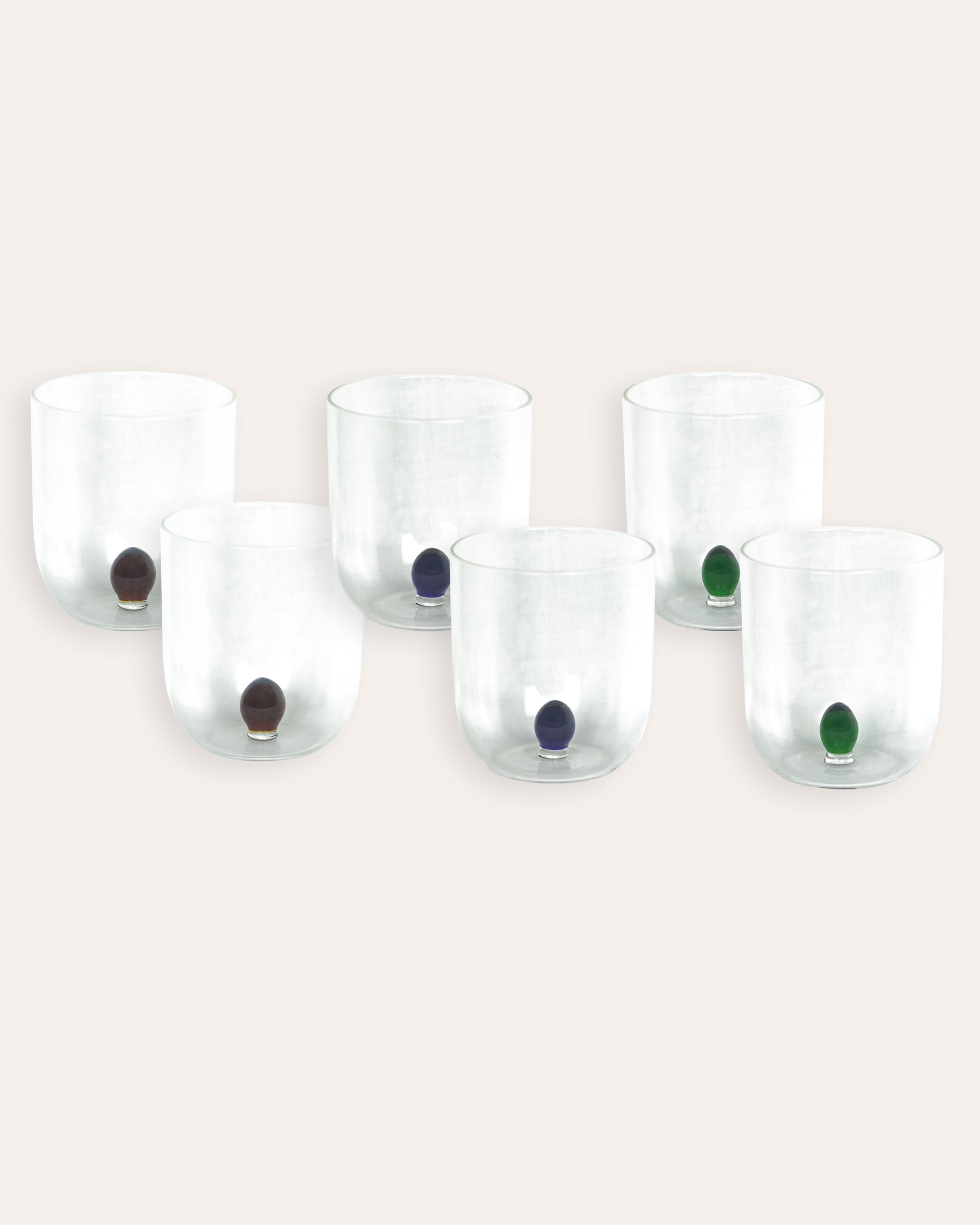 Droplet Tumbler: Set of 6