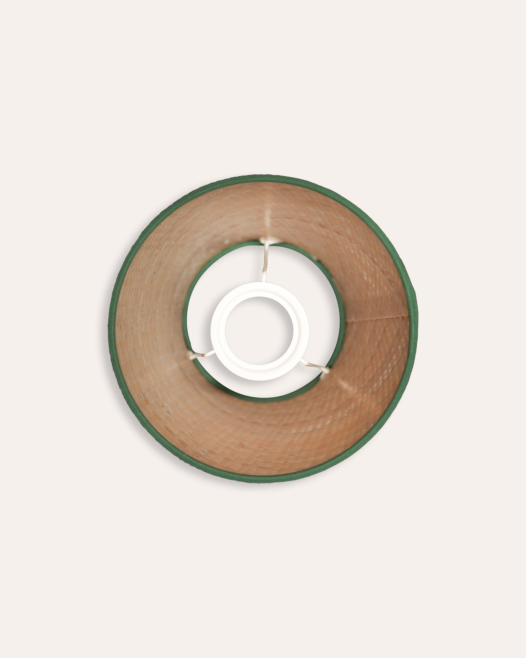 18cm Seema Raffia Candle Lampshade - Forest Green