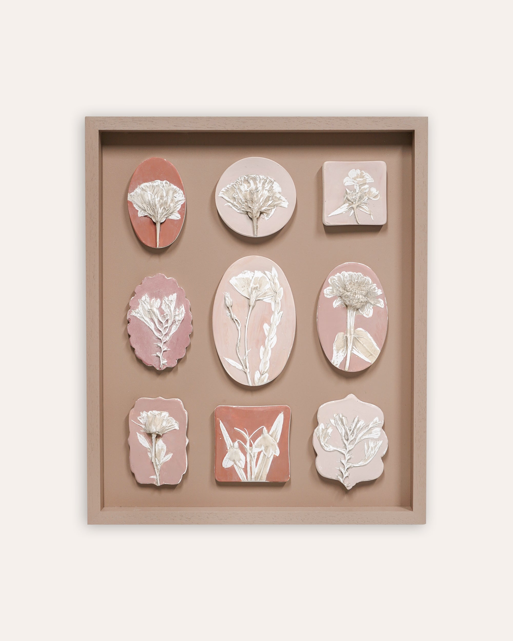 Imprint Casts - Framed Miniature Botanical Intaglio Collection I