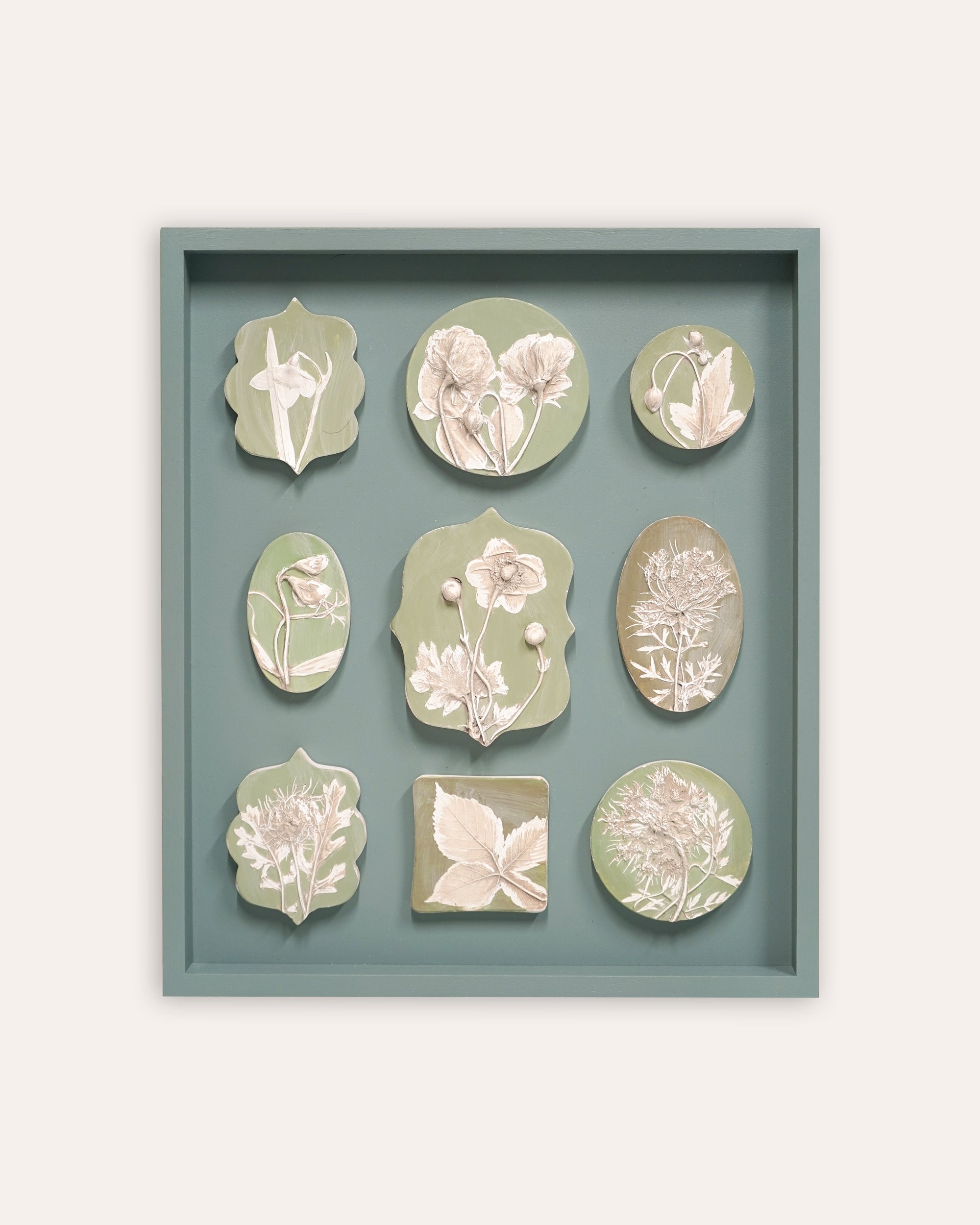 Imprint Casts - Framed Miniature Botanical Intaglio Collection II