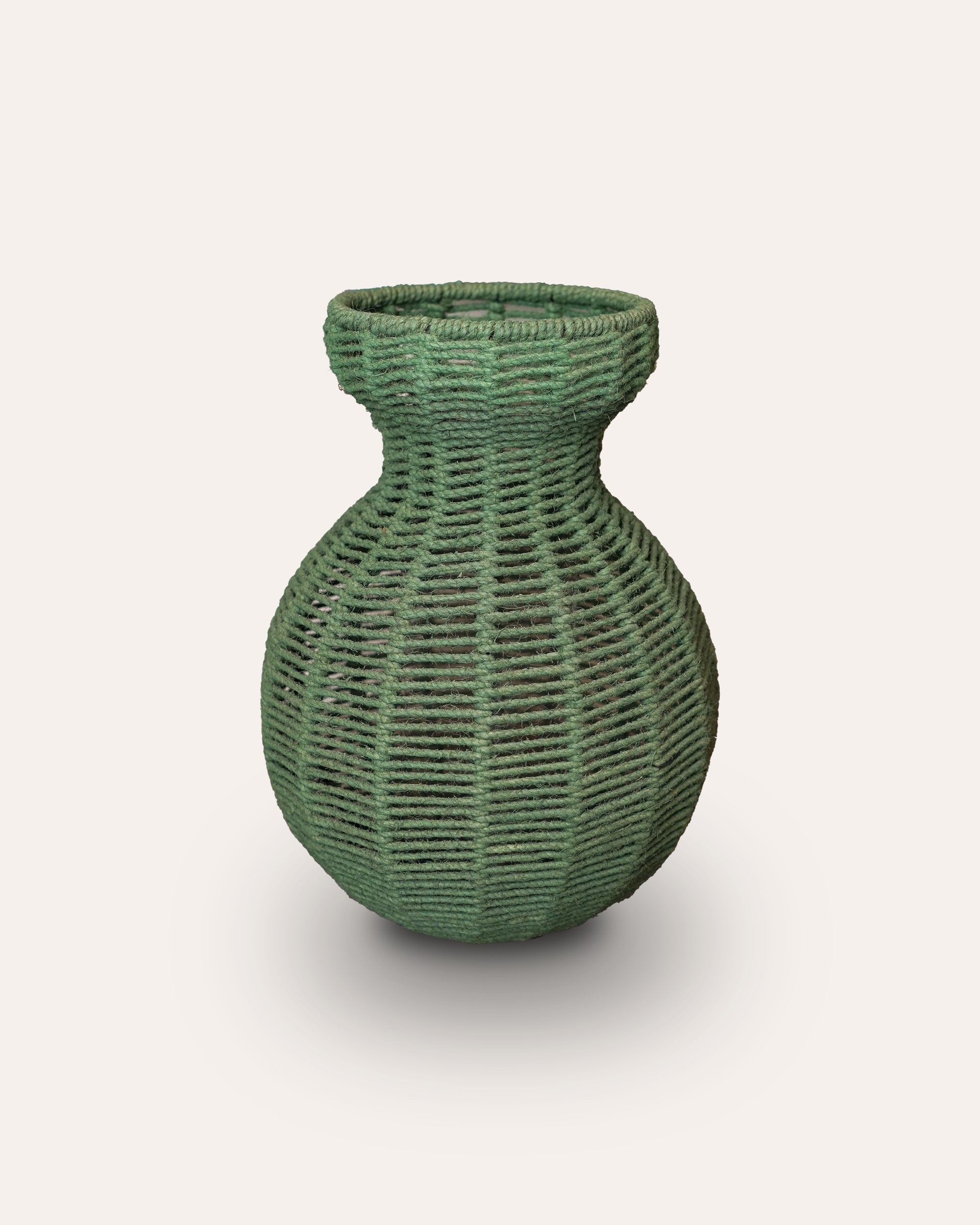 Large String Vase - Green