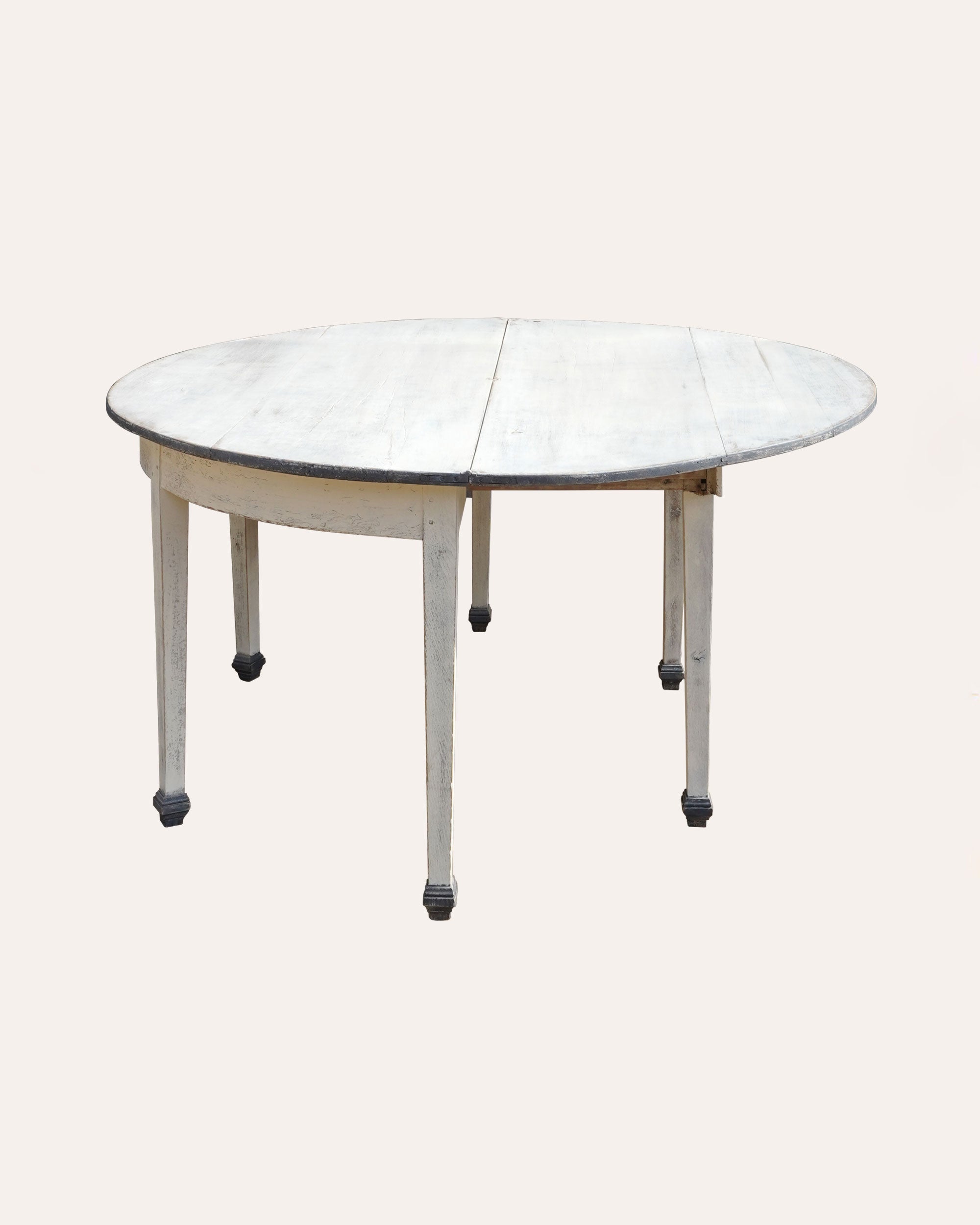 Large Italian demi lune table, Lucca c1920