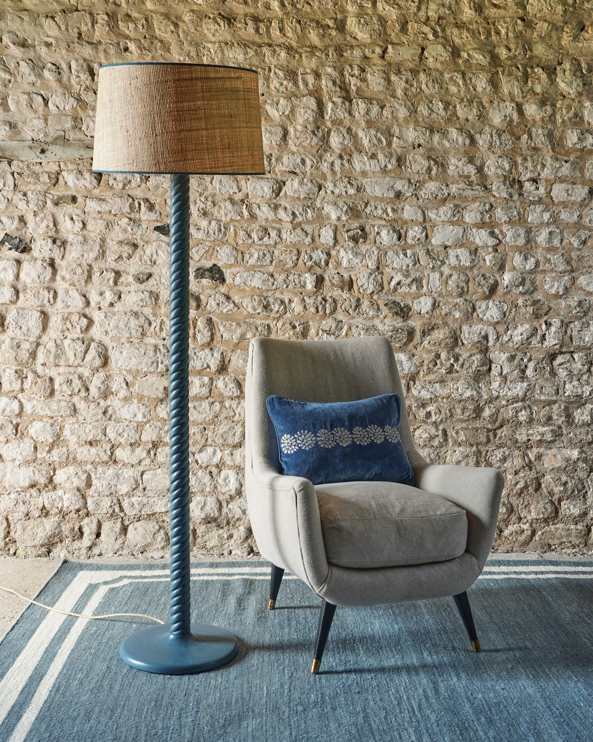 Villa Jute Rug - Blue