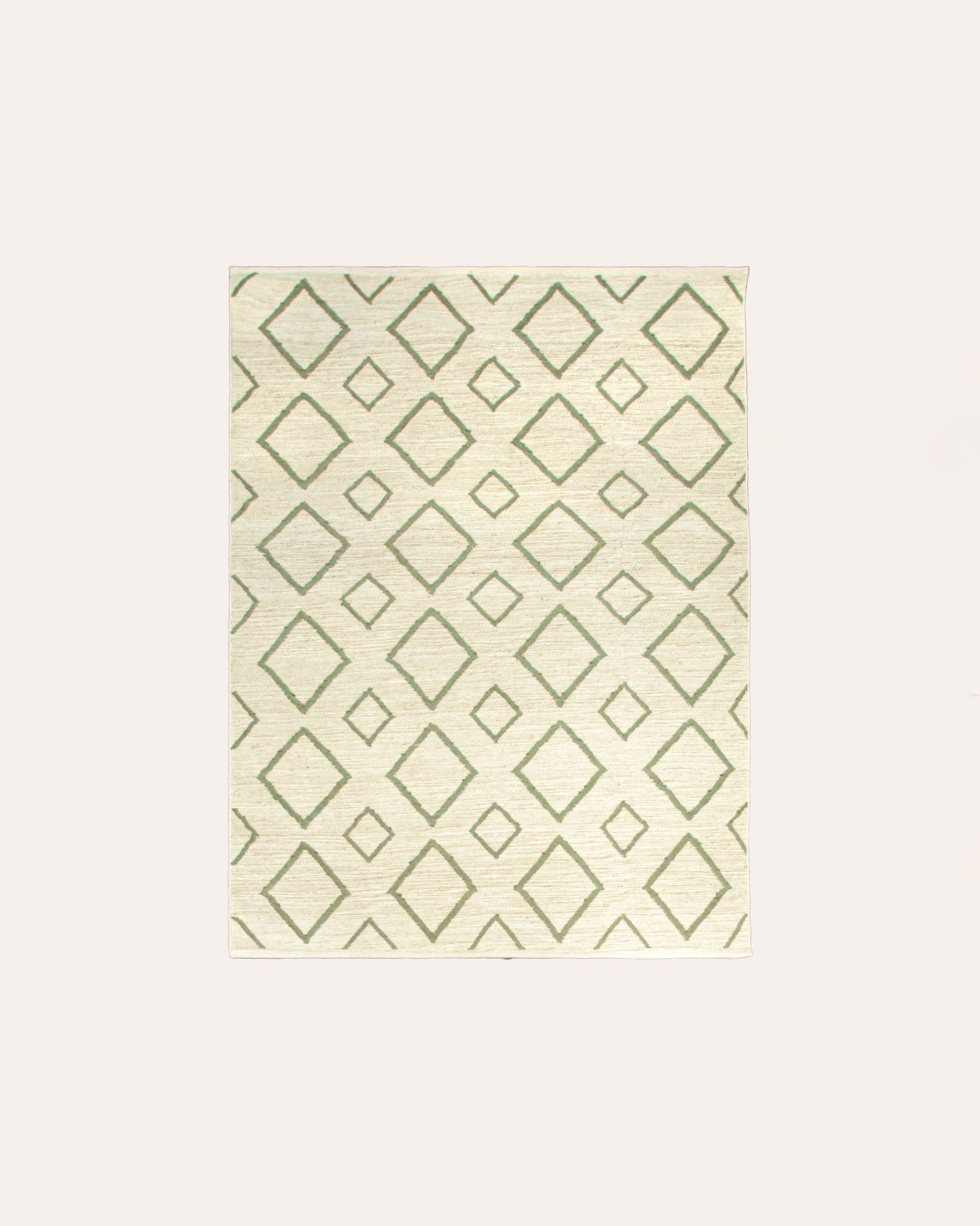Rhombus Rug - Green