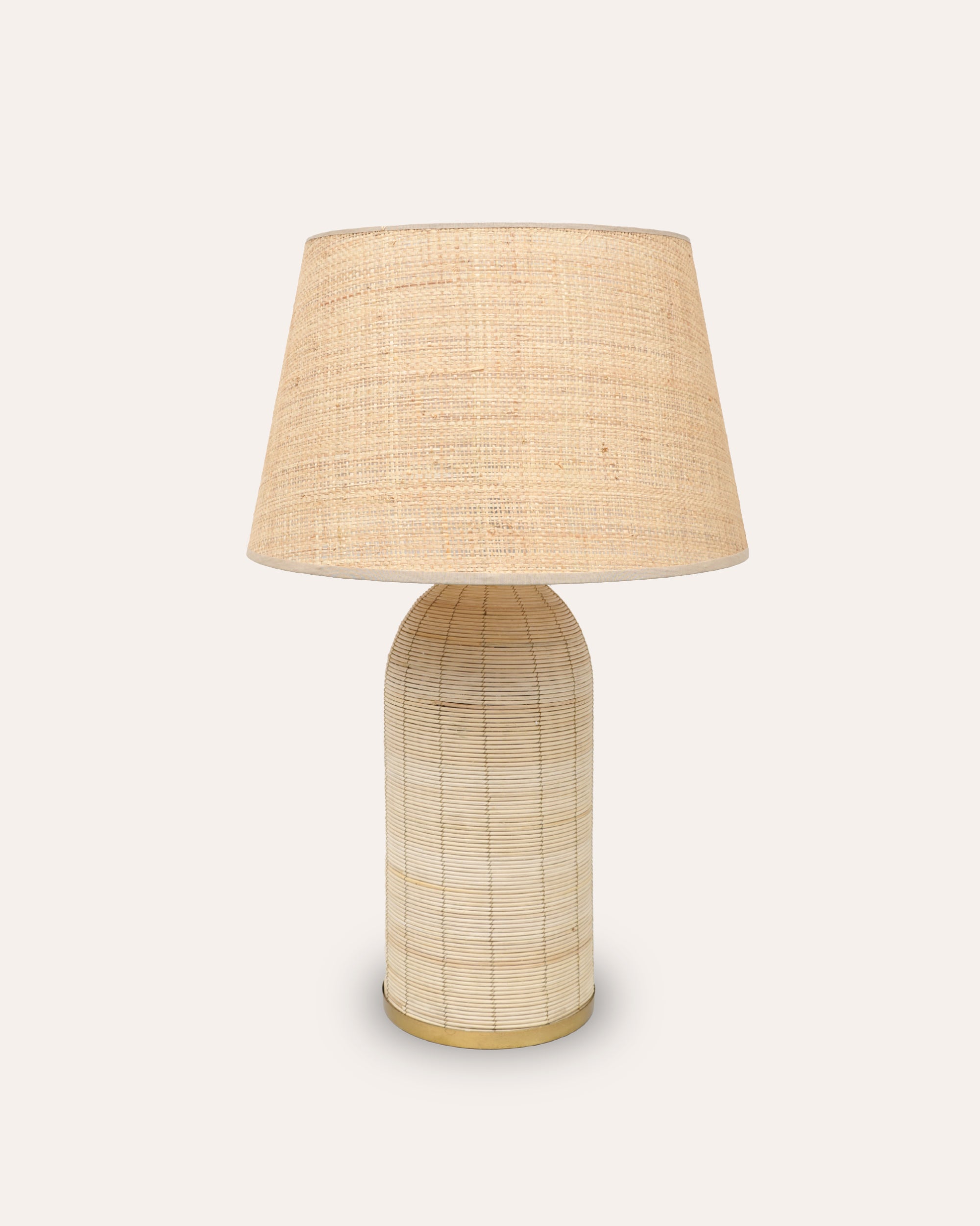 Wicker on sale lamp table