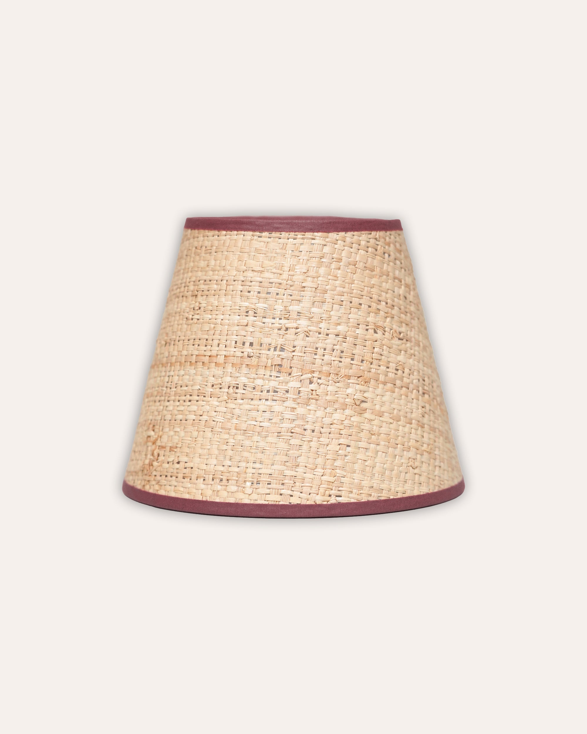 Seema Raffia Lampshade - Berry - 18cm