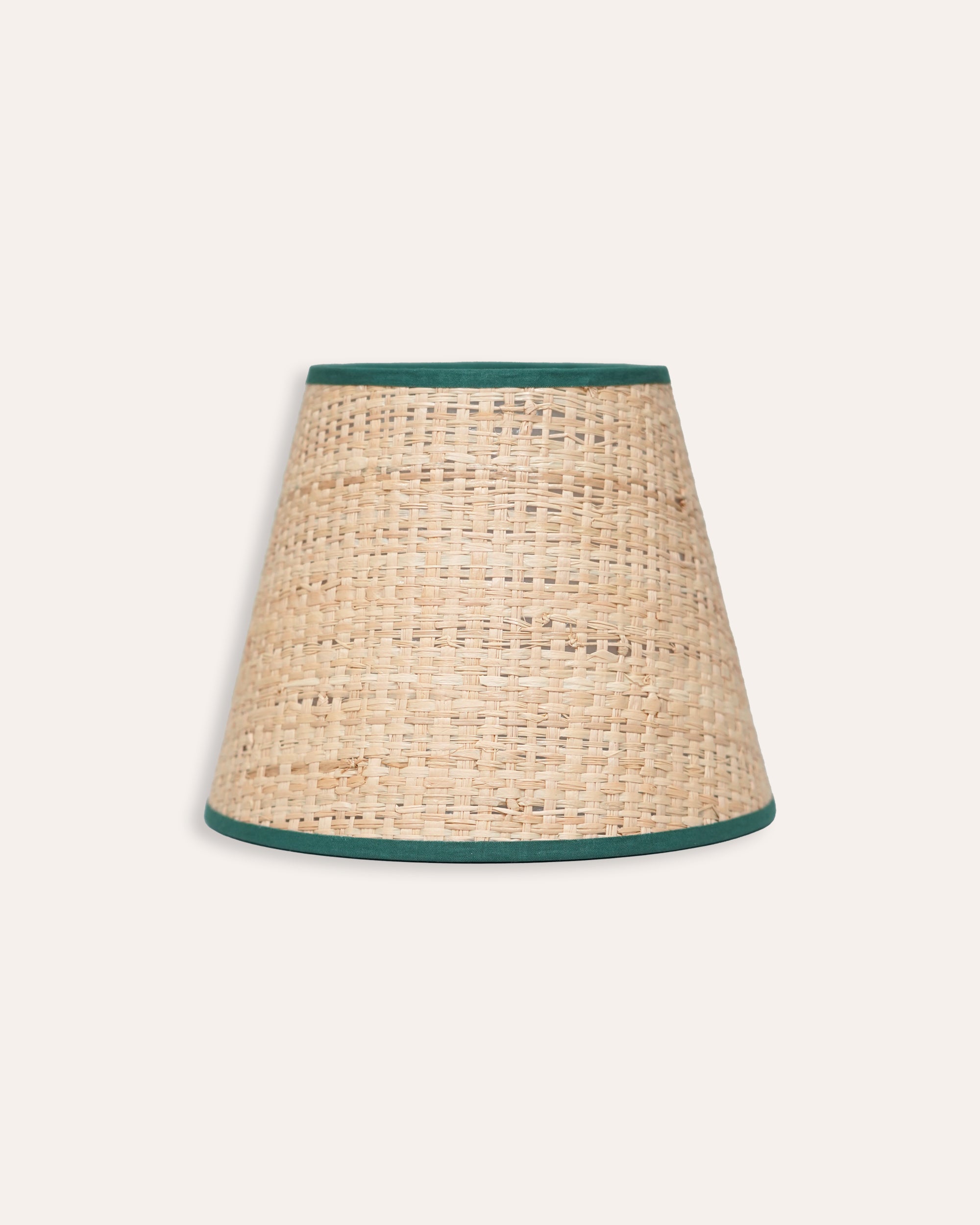 18cm Seema Raffia Candle Lampshade - Forest Green