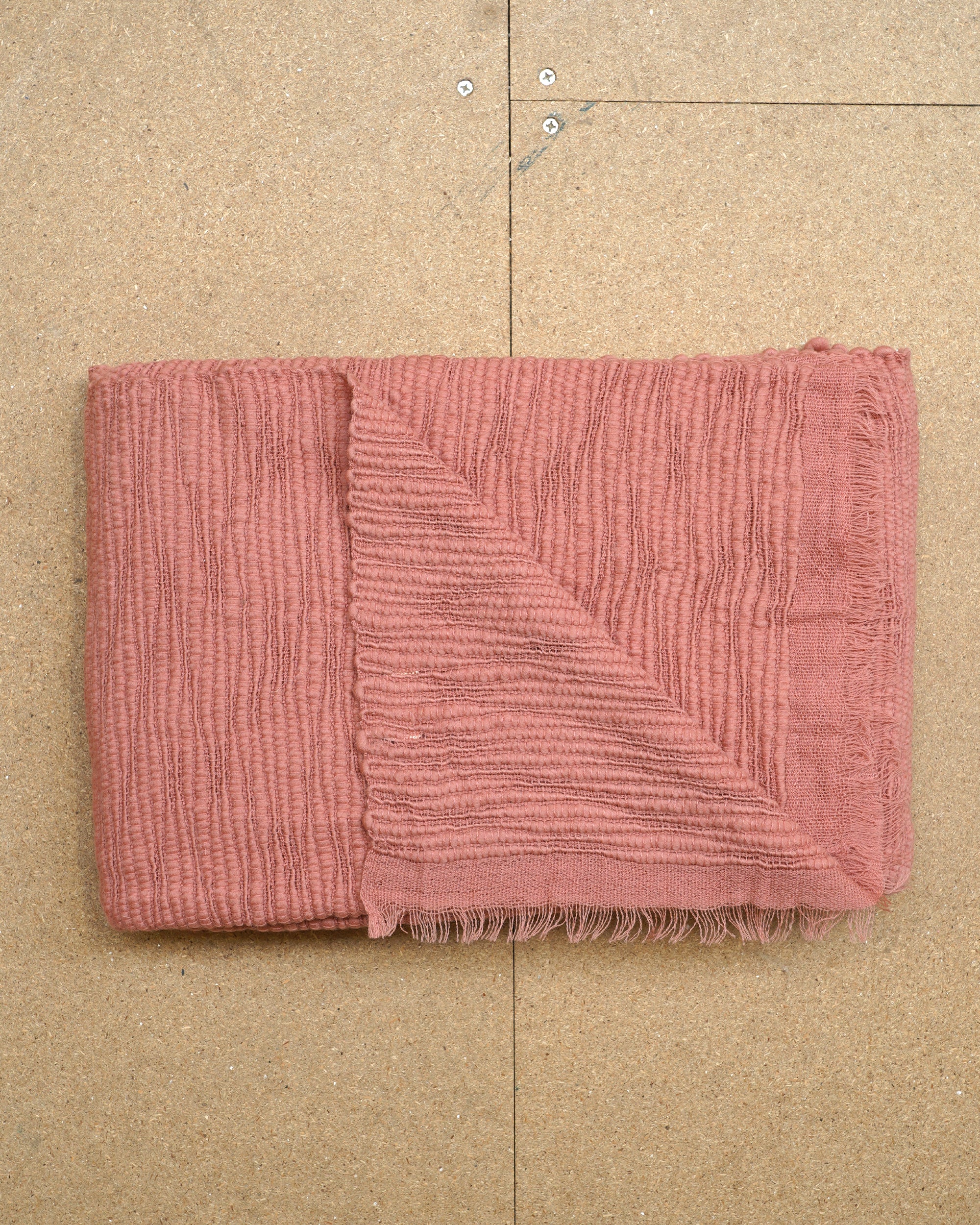 Ori Wool Throw - Koi Pink
