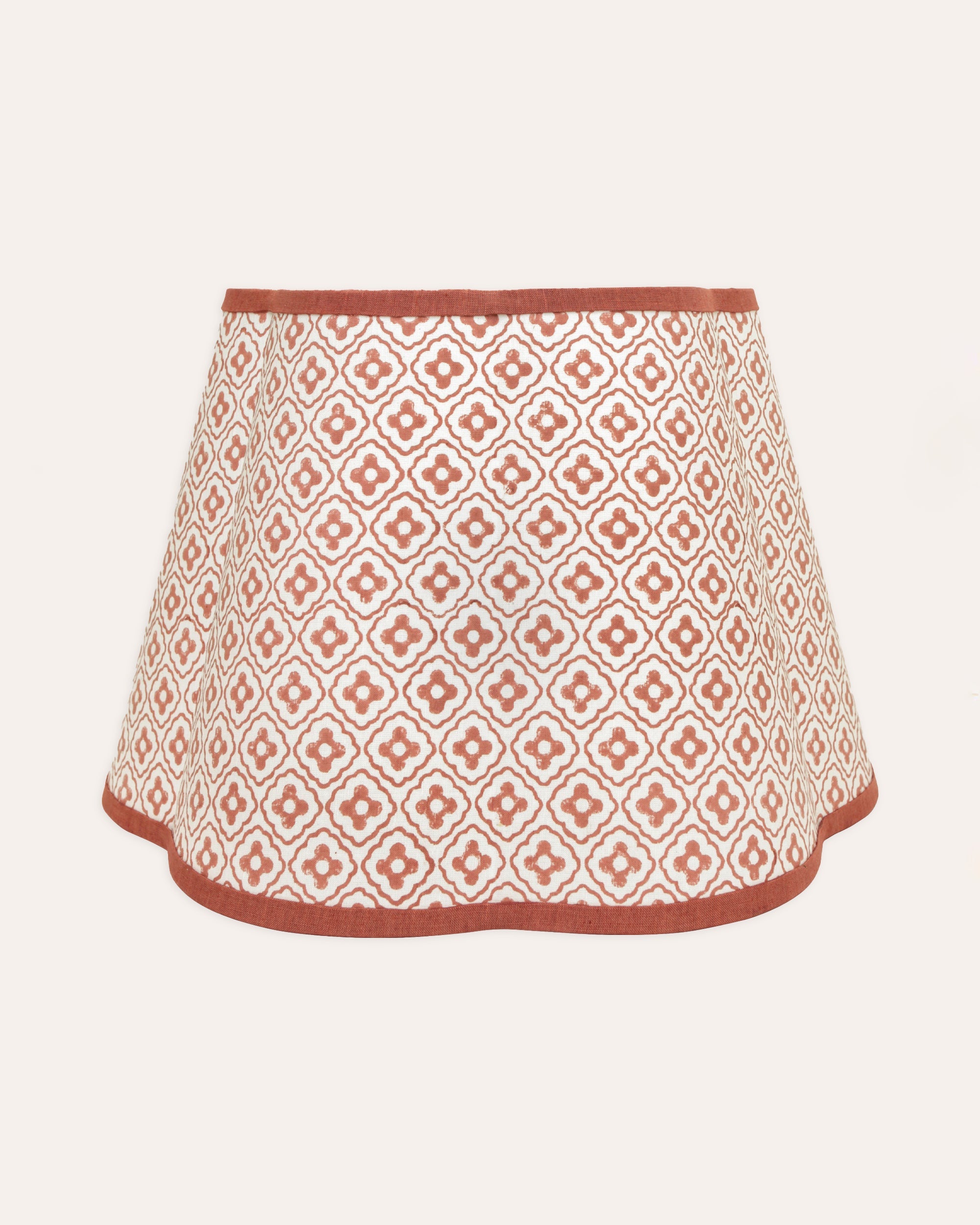 Scalloped Finestra Lampshade - Pink