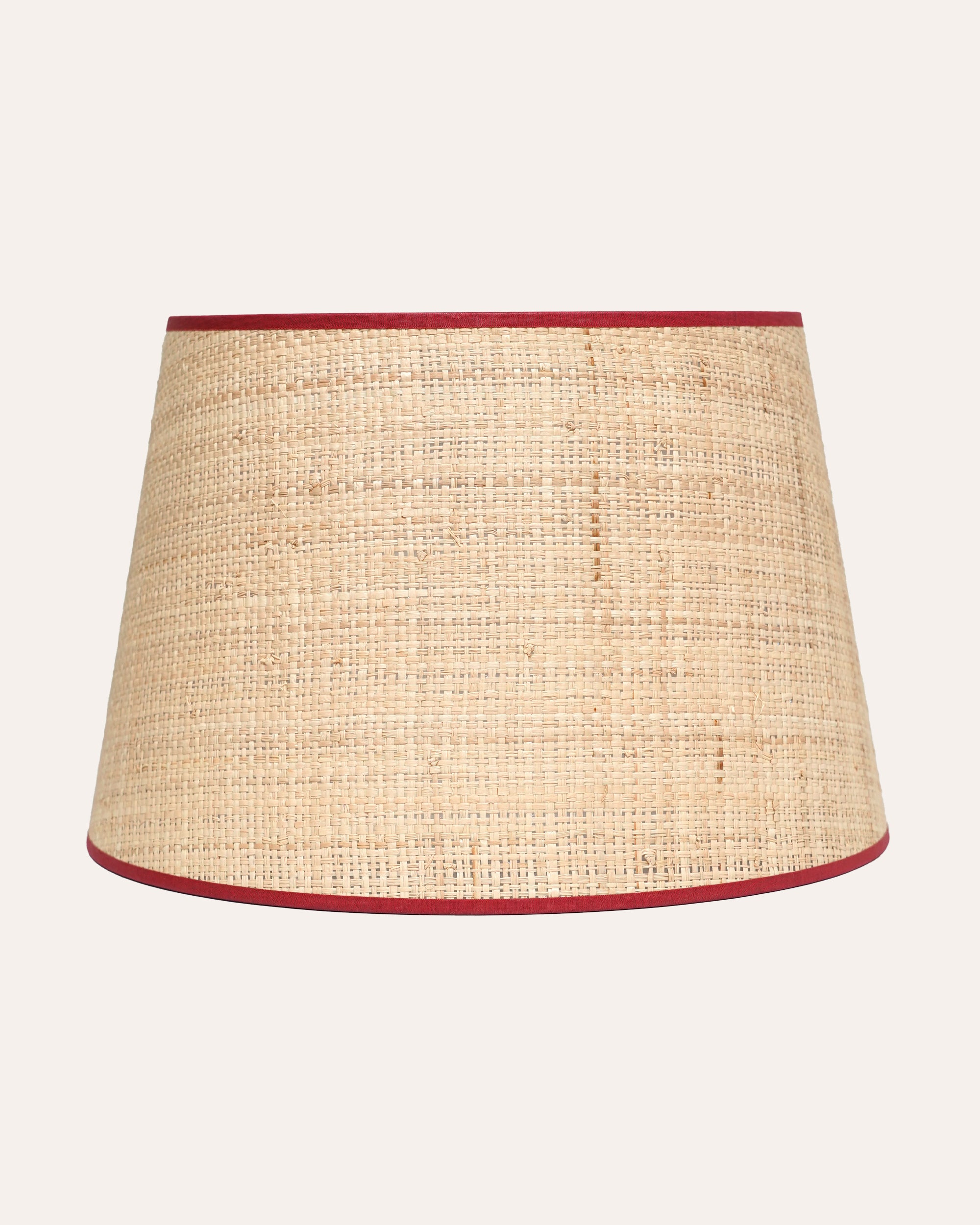 Seema Raffia Lampshade - Red