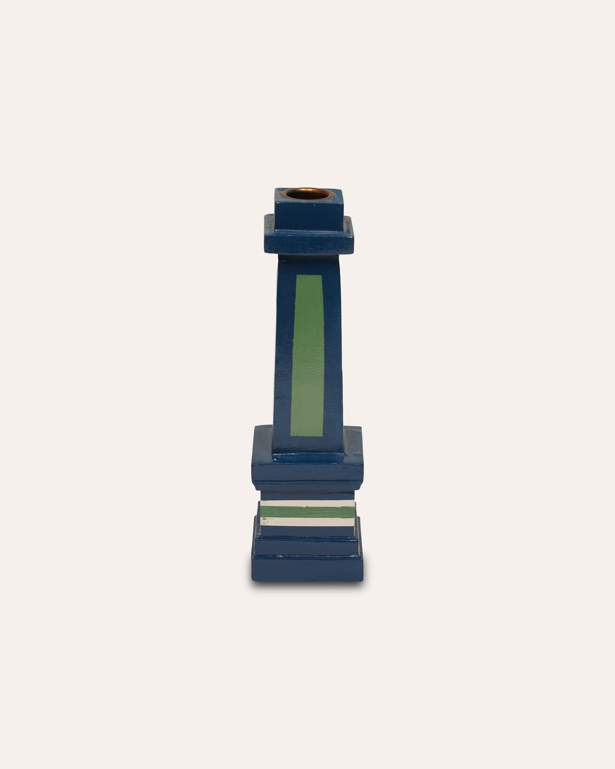 The Grown Up Candlestick - Blue & Green