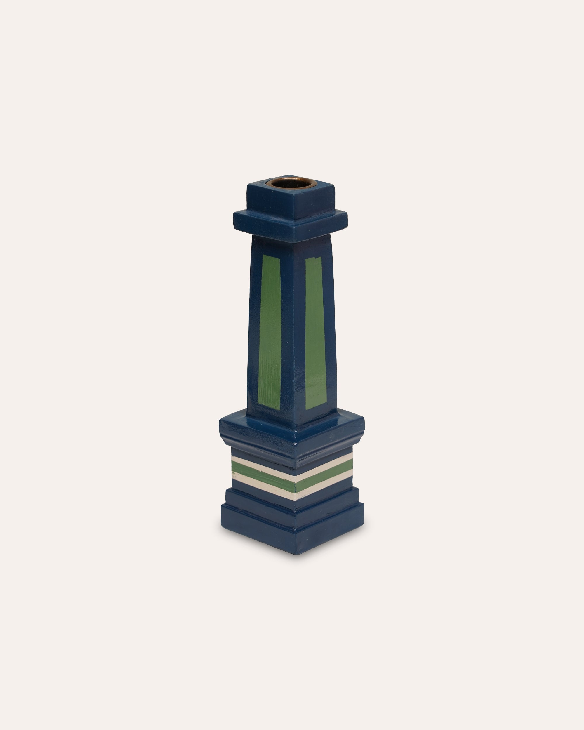 The Grown Up Candlestick - Blue & Green