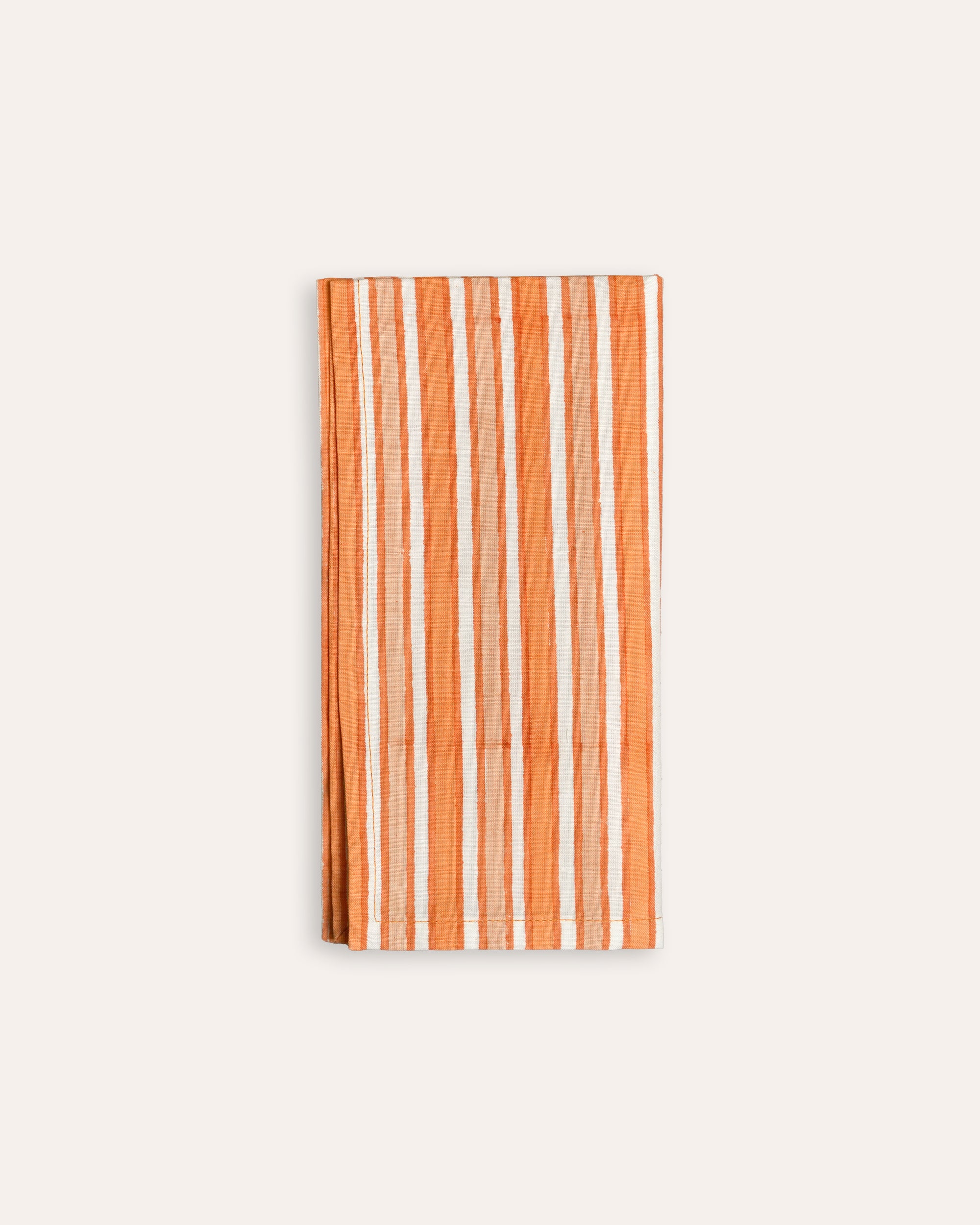 Single sunset striped napkin