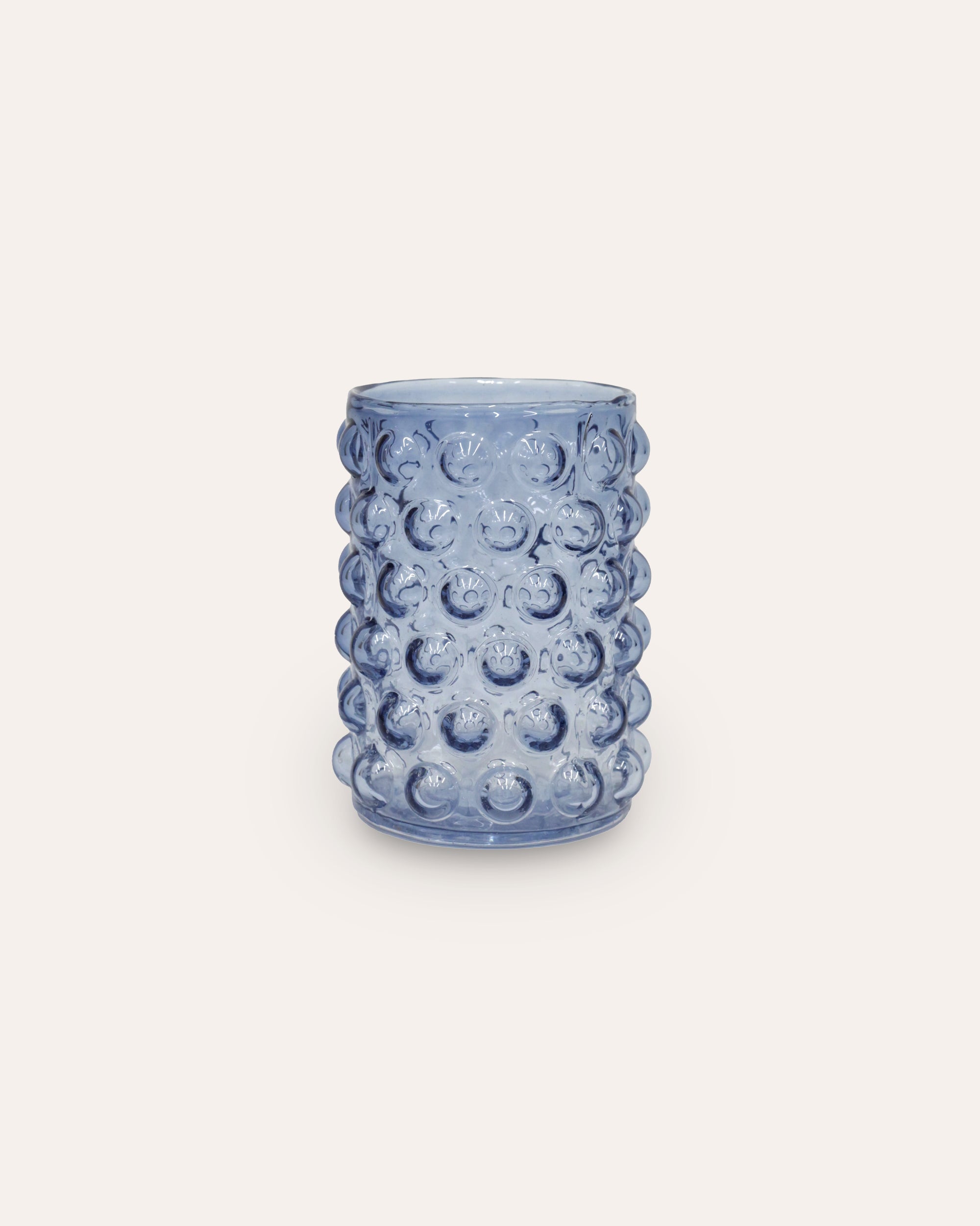 Glass Bubble Vase - Blue