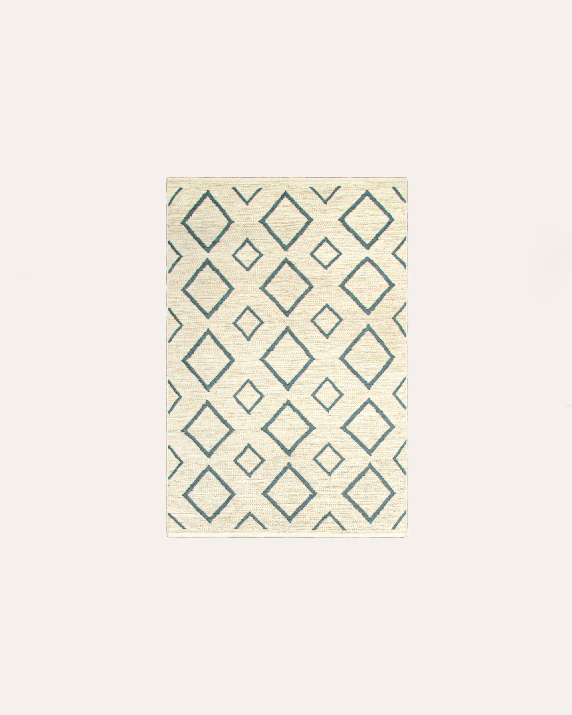 Rhombus Rug - Blue
