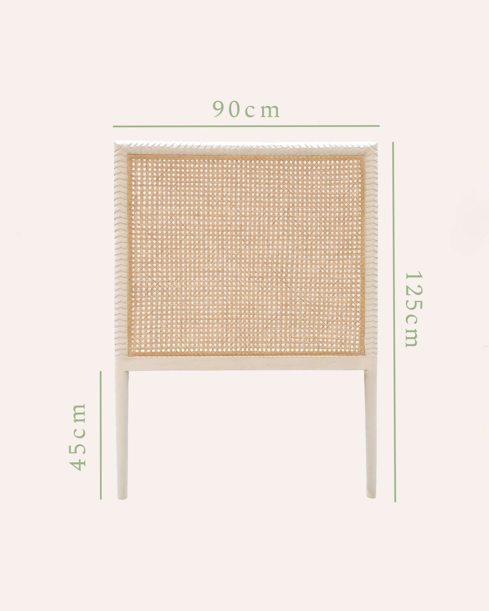 Pavilion Wooden Single Headboard - Taupe