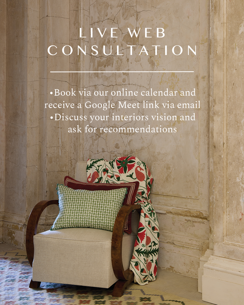 image for a live web consultation with Birdie Fortescue for interior design services