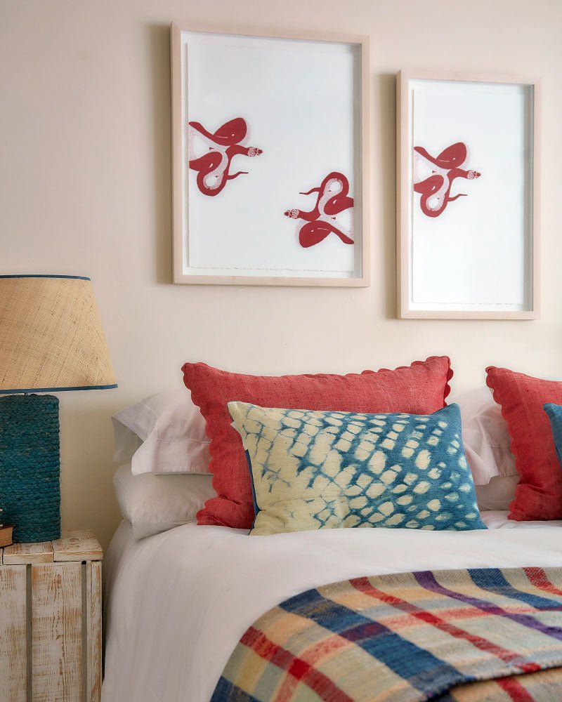 Millie Straker - Large Double Snakes II / Red