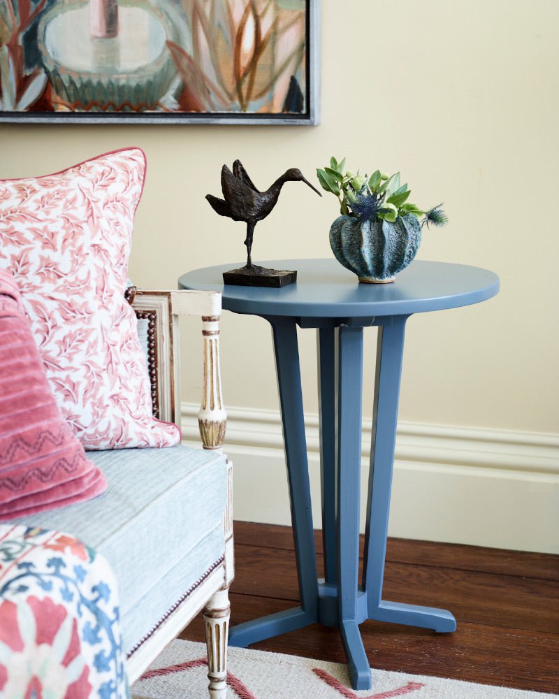 Wensum Circular Table - Petrol Blue