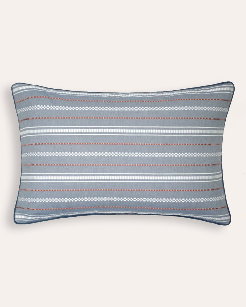 Striped rectangular hot sale cushions